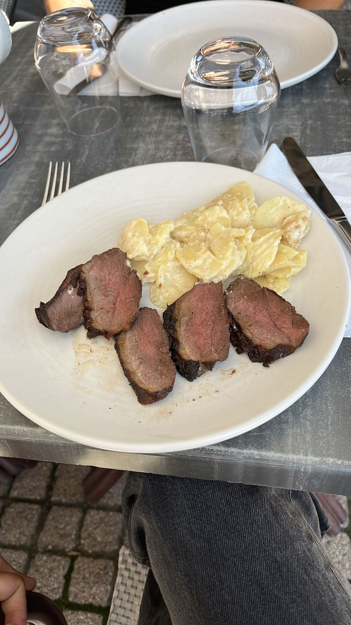 Canard et gratin dauphinois