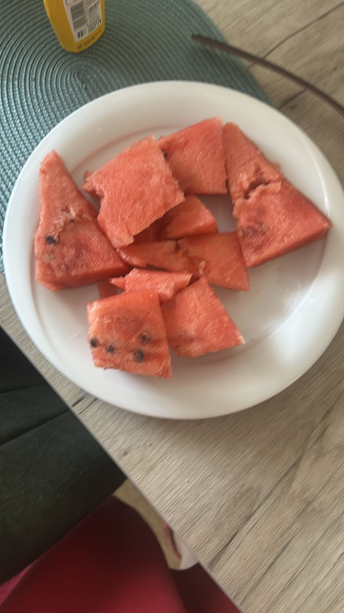 Felii de pepene roșu