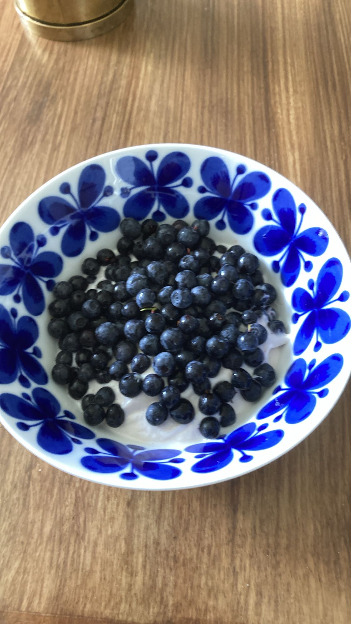 Blåbär med yoghurt