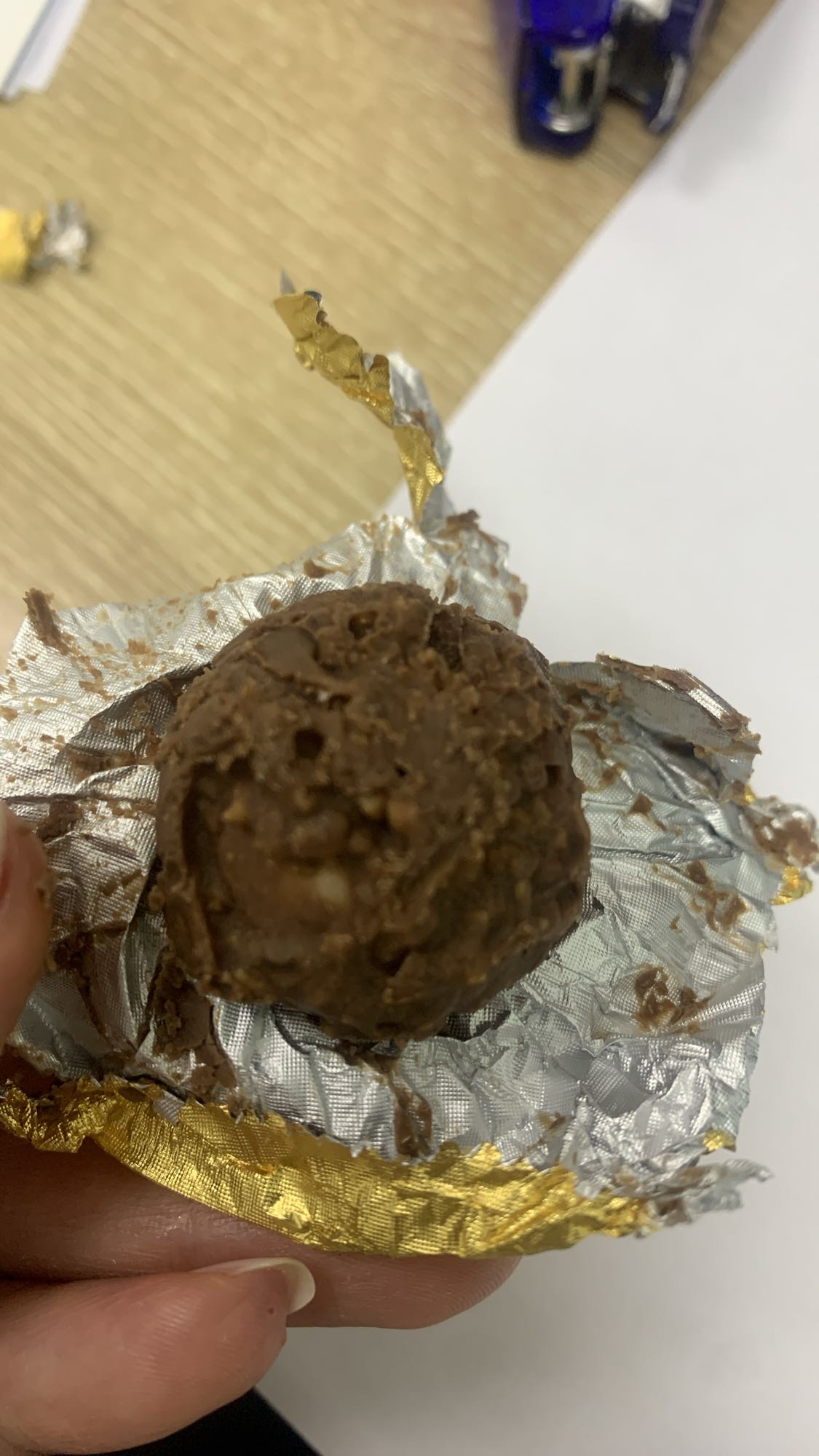 Chocolate hazelnut truffle