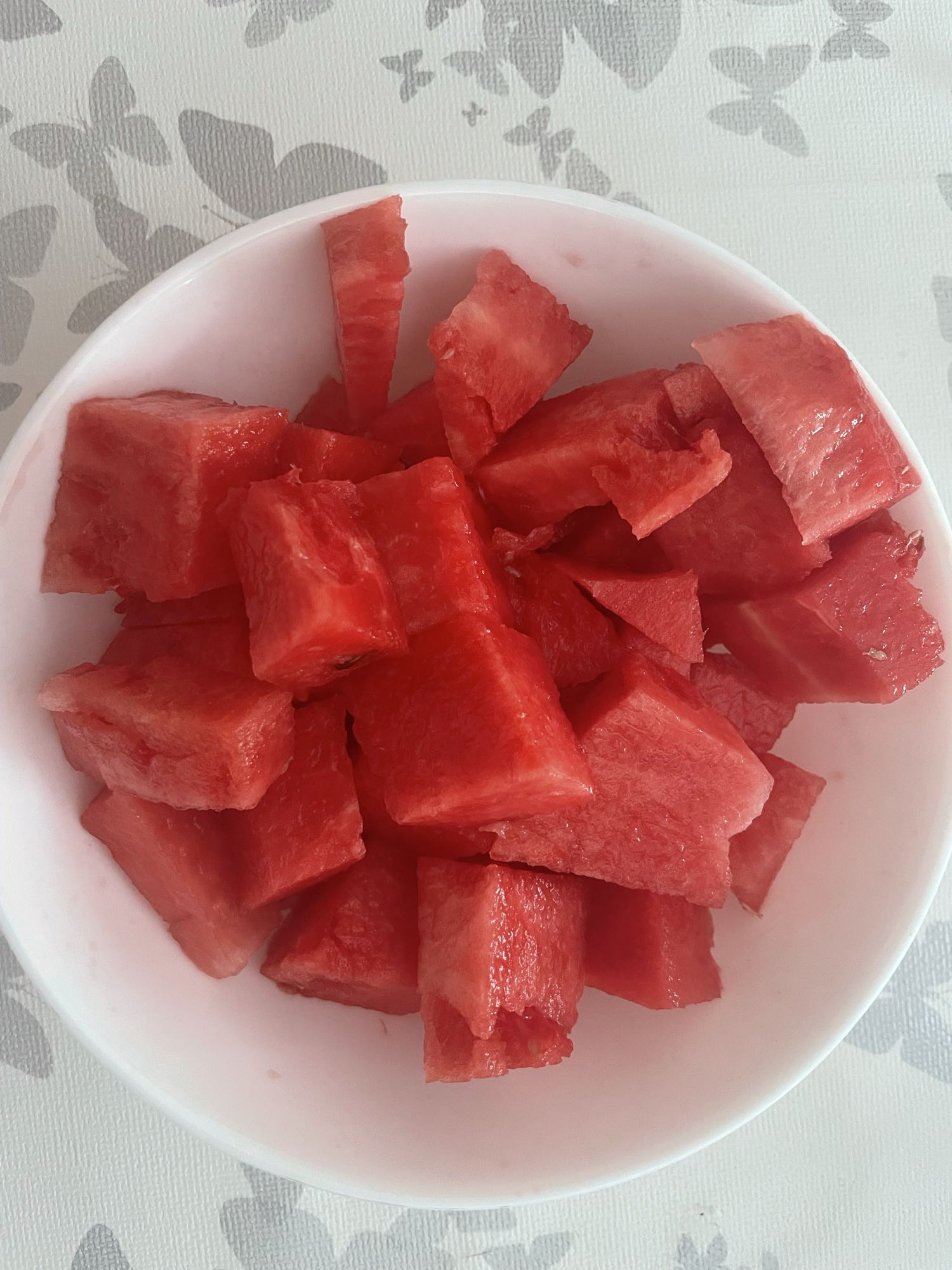 Wassermelonenwürfel