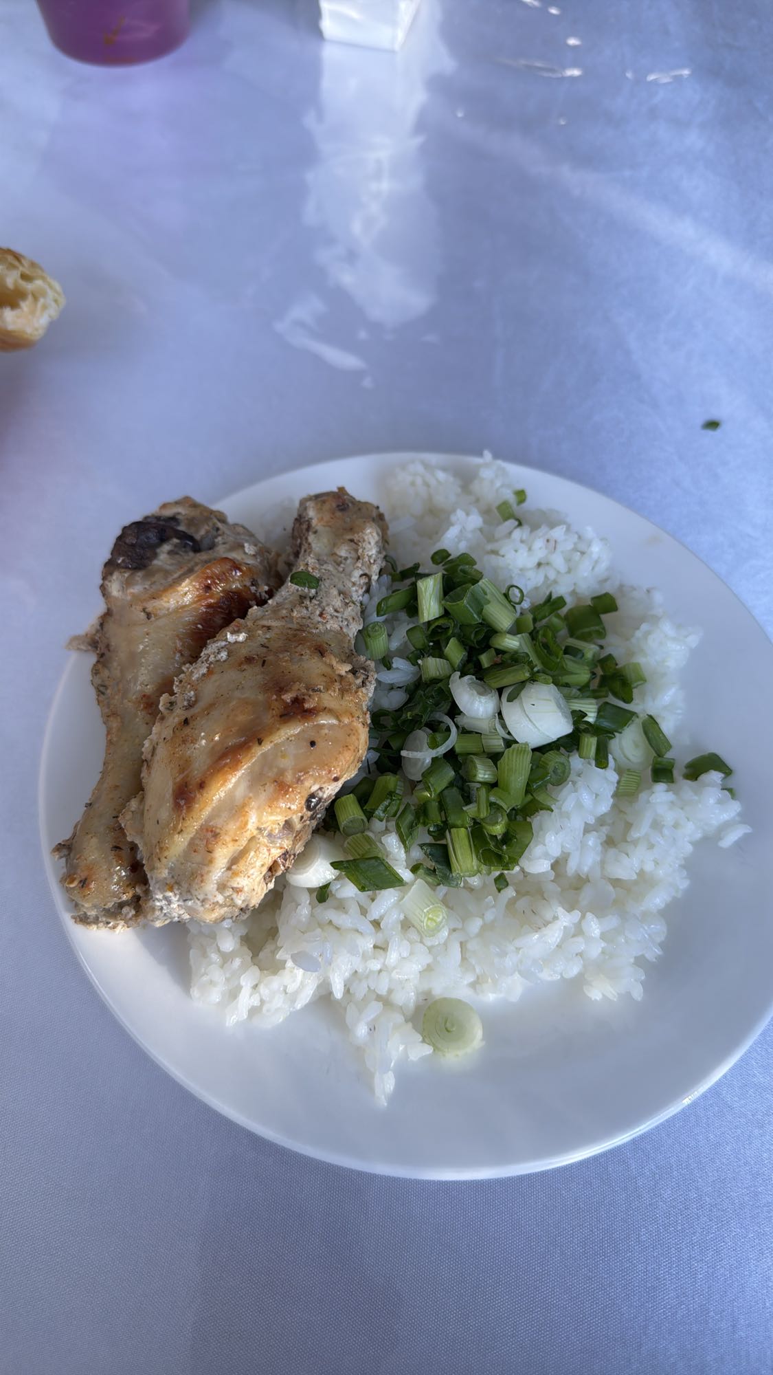 Курица с рисом и луком