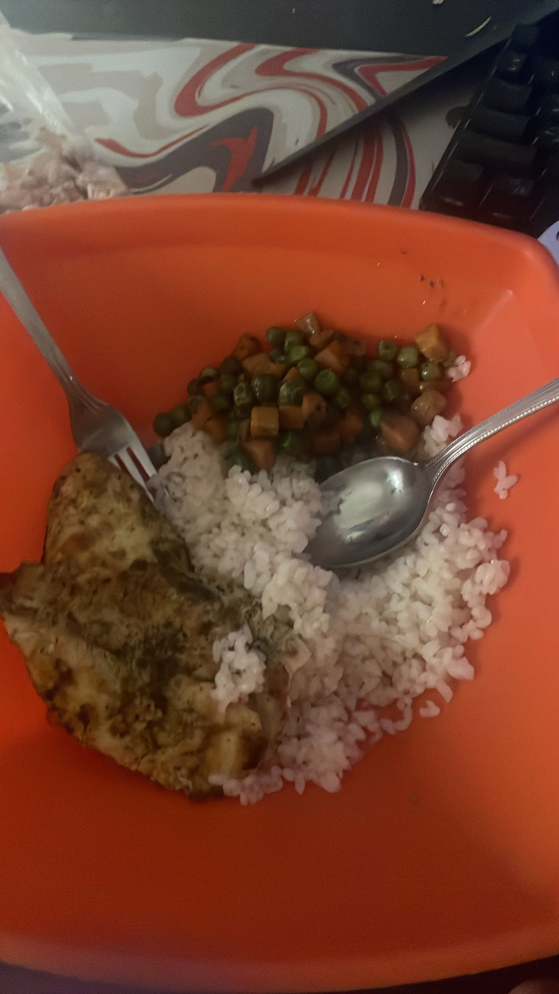 Chicken rice with veggies