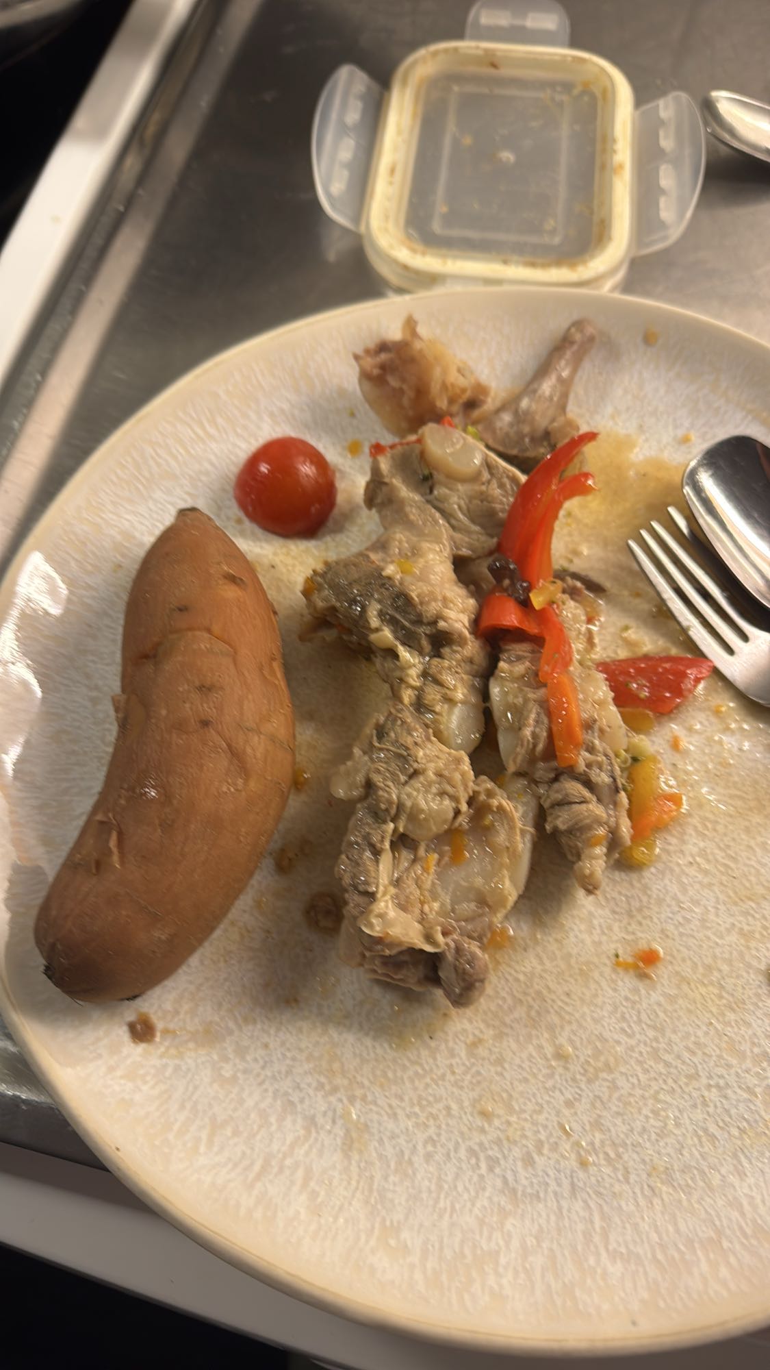 Sötpotatis och köttgryta