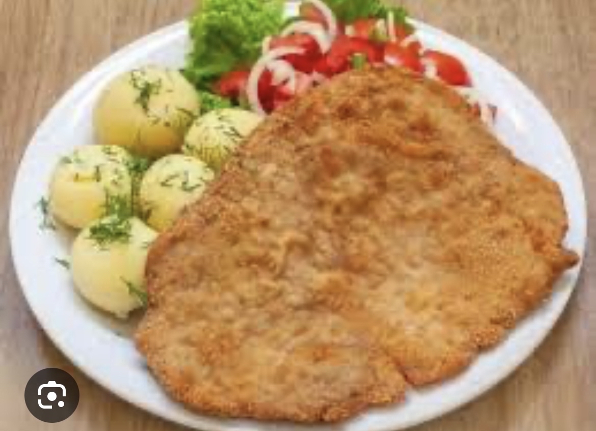 Kotlet schabowy z ziemniakami
