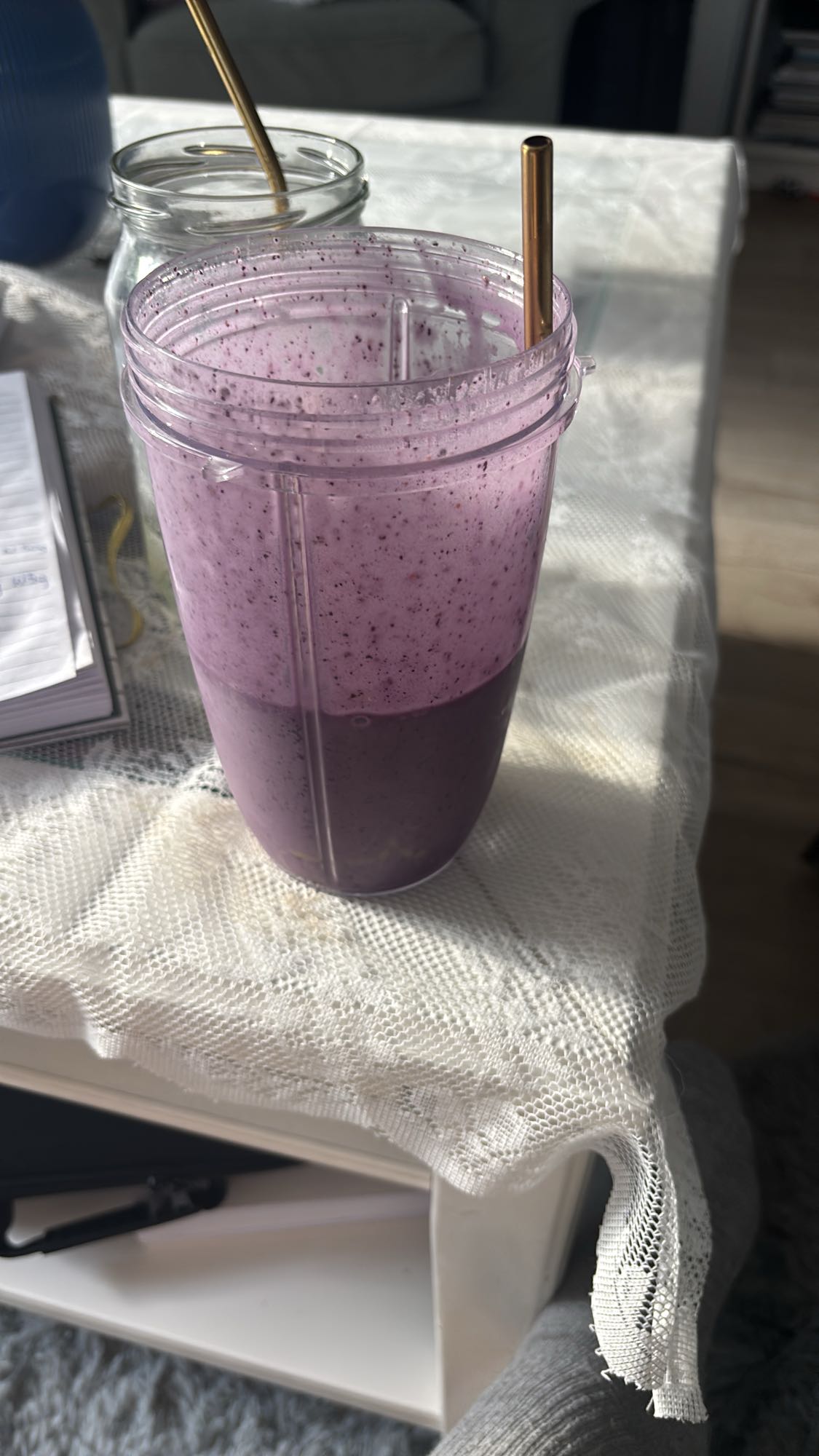 jagodowy koktajl mleczny