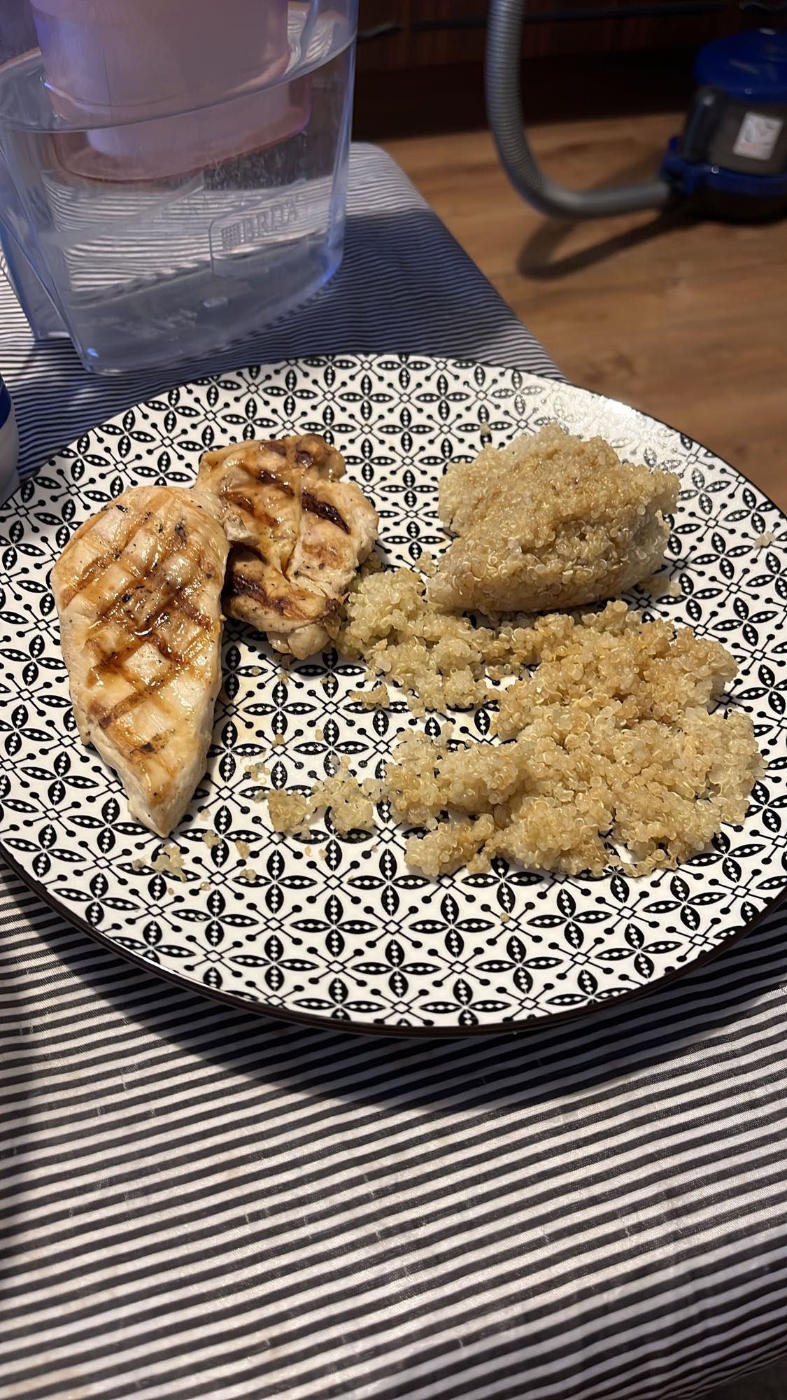 Пилешко с киноа