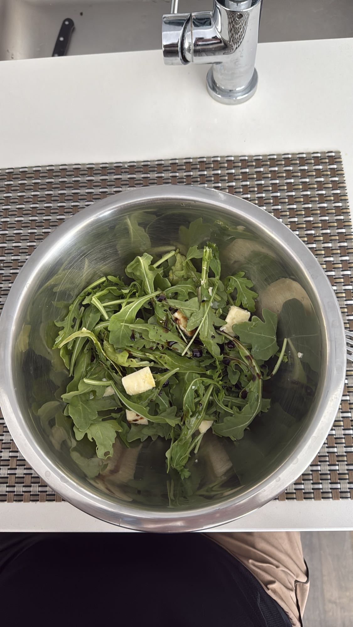 Salade roquette fromage