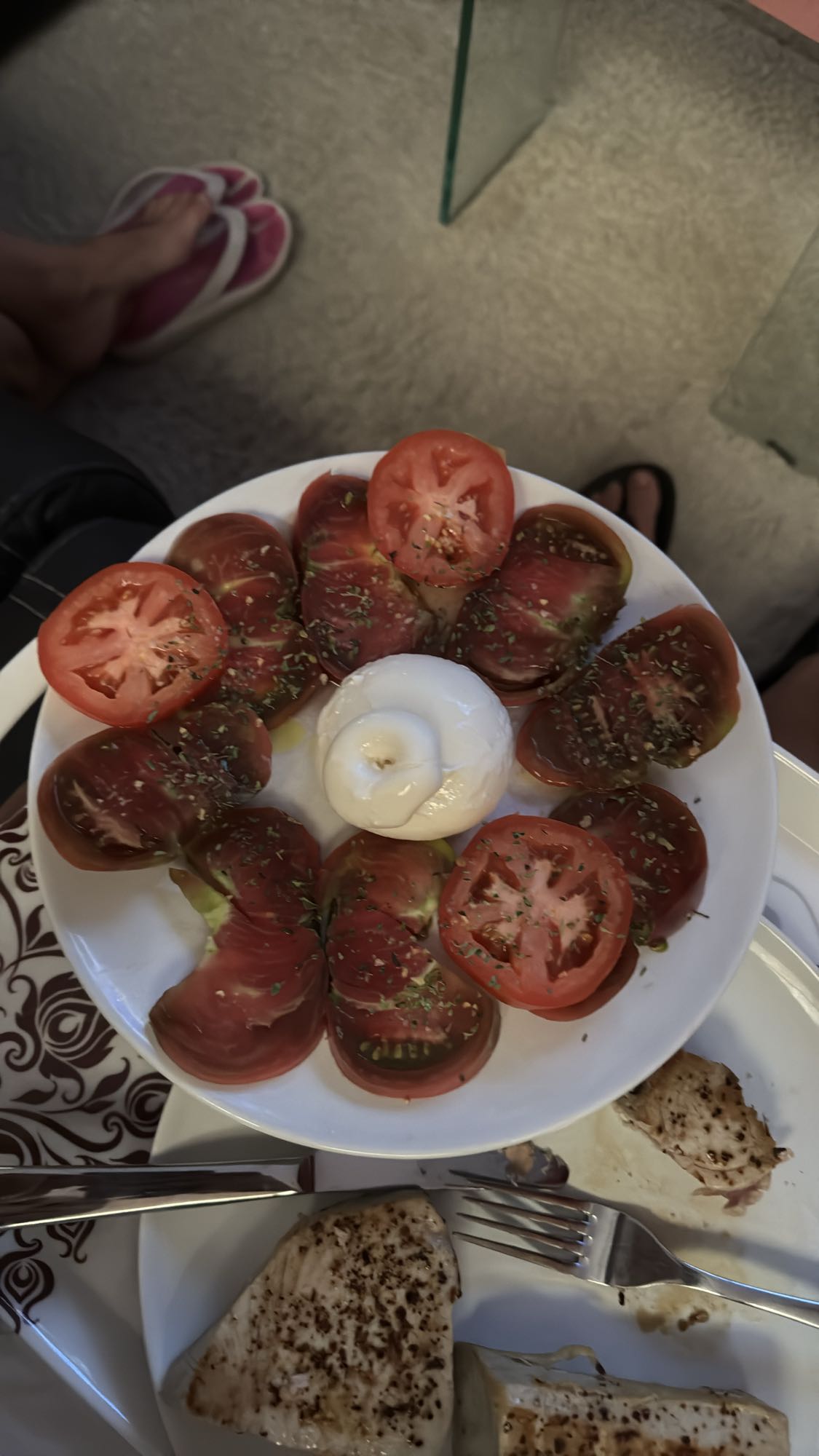 ensalada con burrata