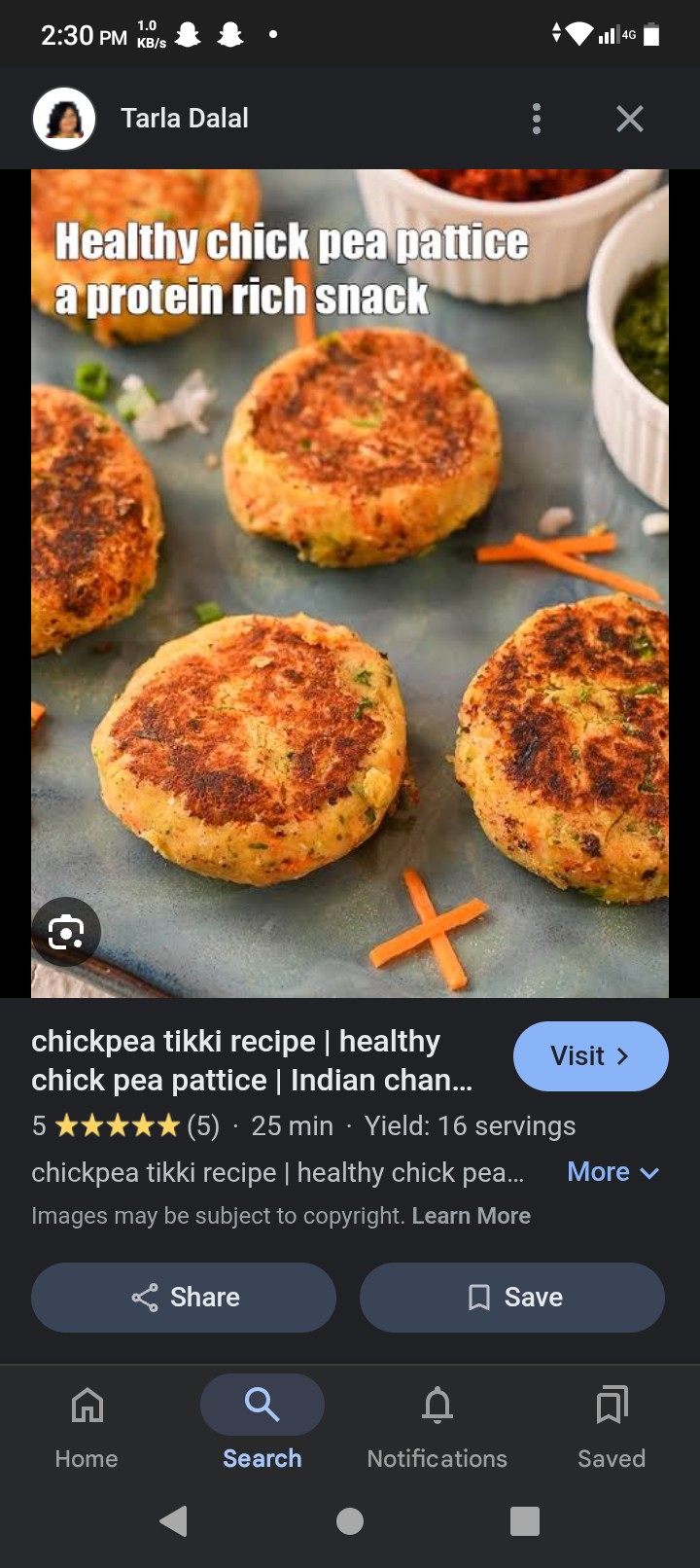 Chickpea Patties