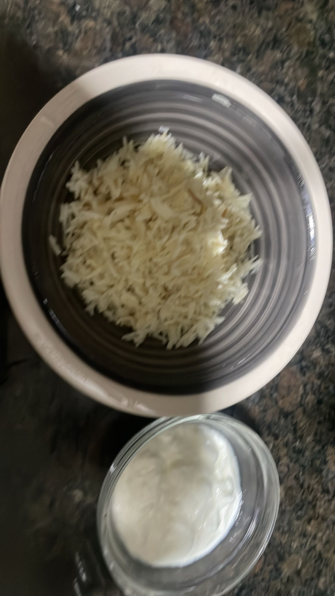 Rice with plain yogurt