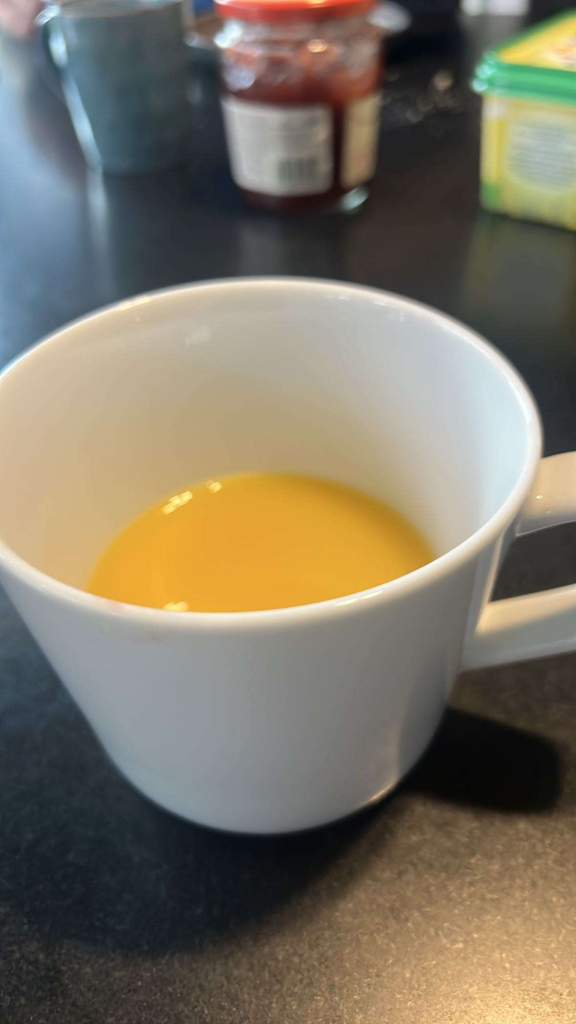 sinaasappelsap beker