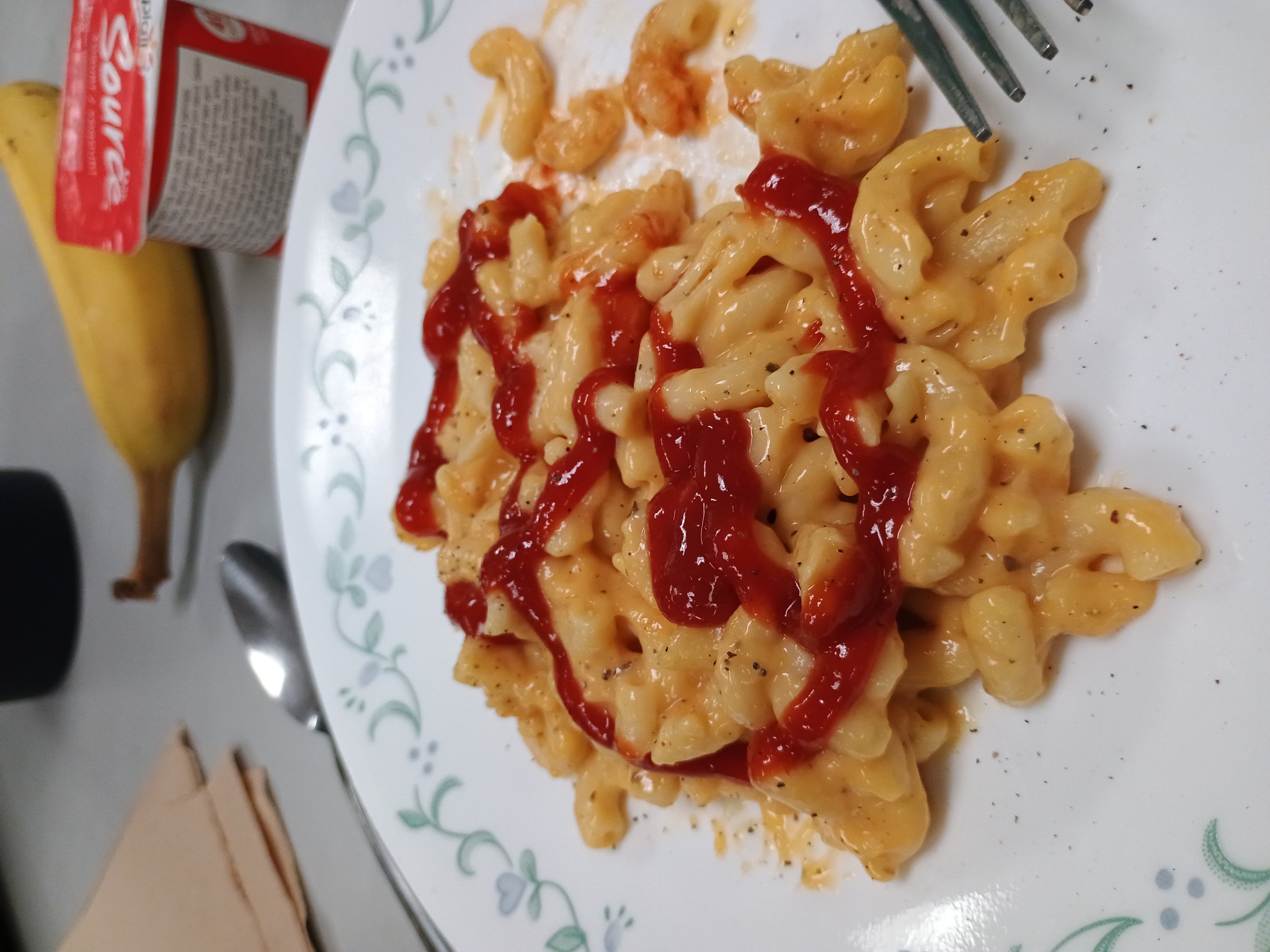 Mac and Cheese with Banana