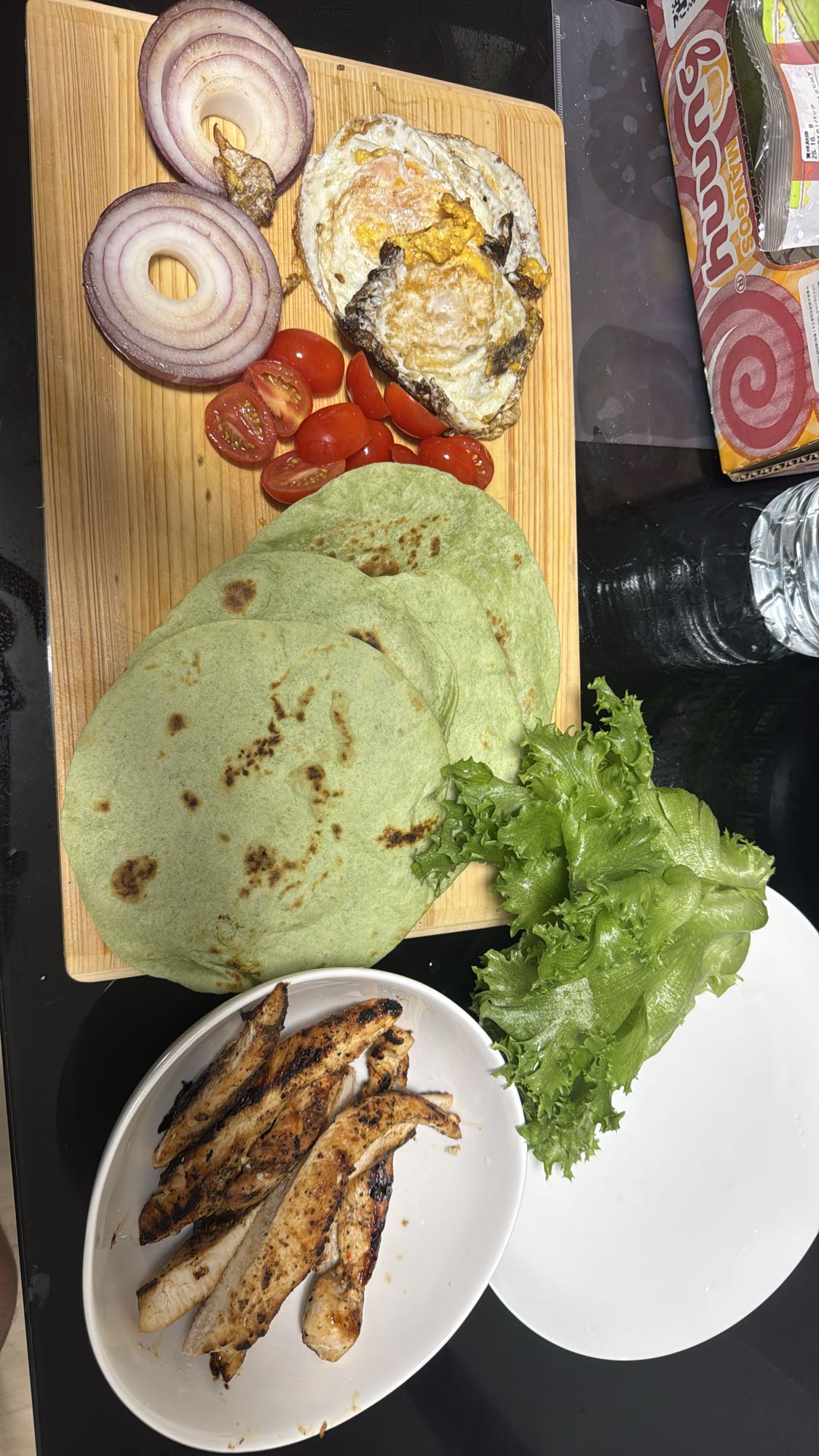 Chicken Spinach Wraps