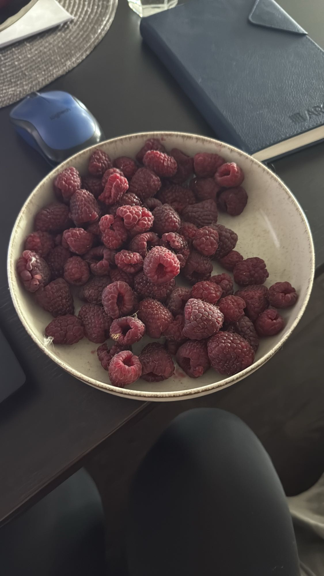 Bowl of Raspberries