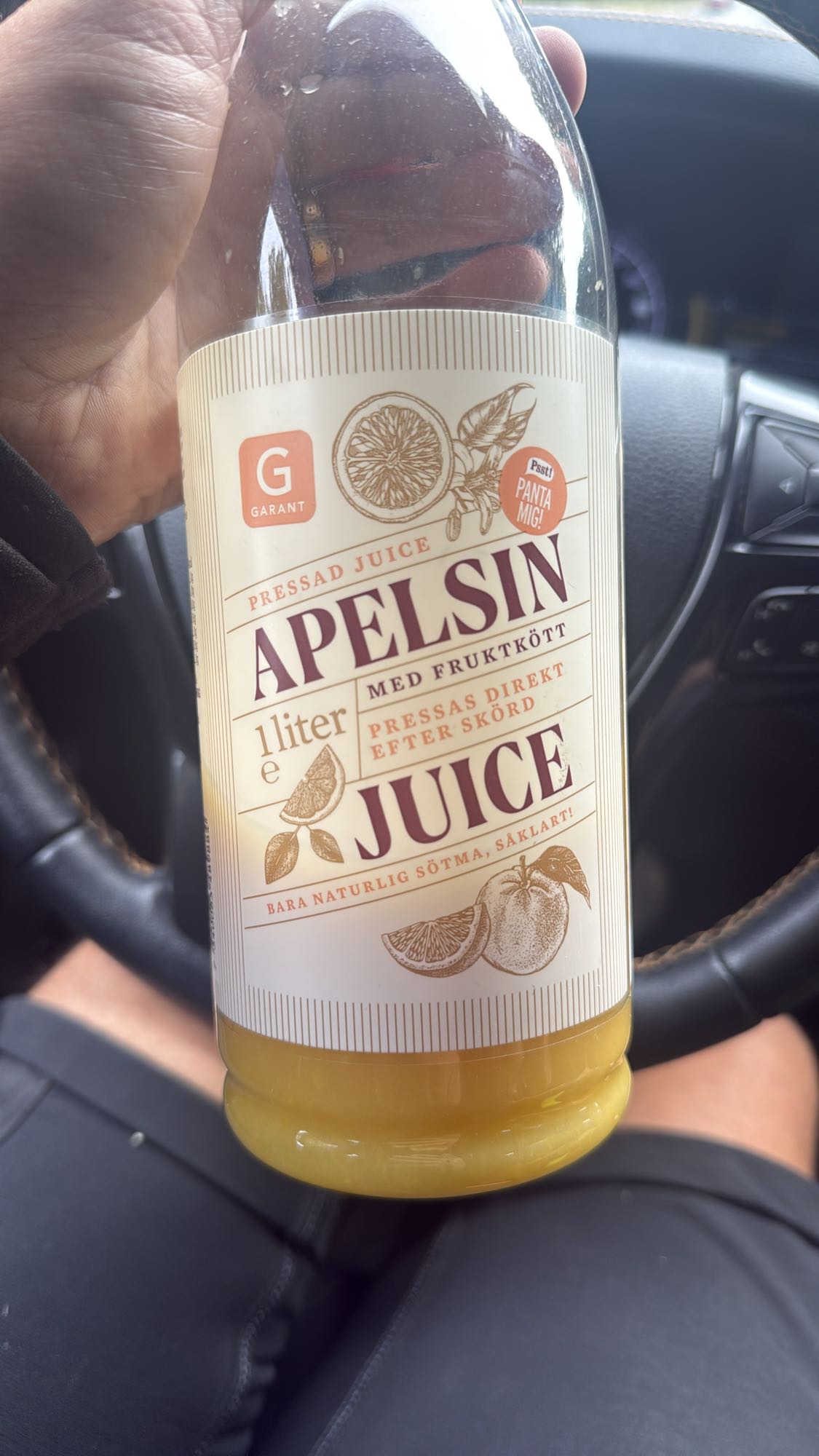 Apelsinjuice med fruktkött