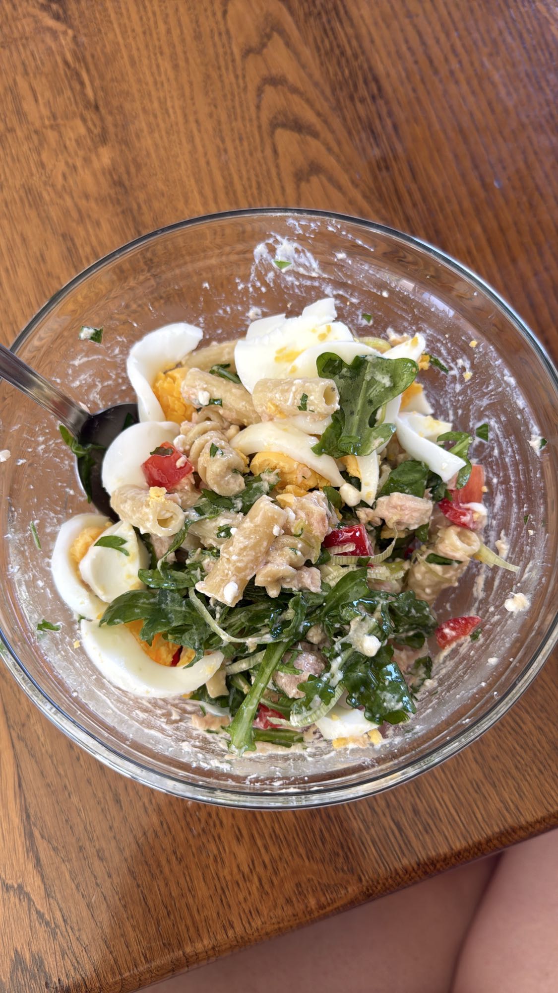 Pasta Egg Tuna Salad