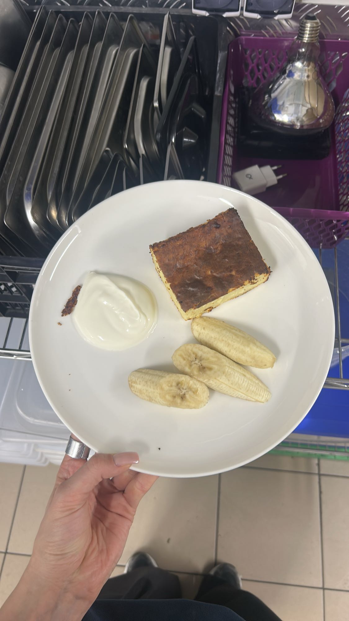 творожная запеканка с бананом