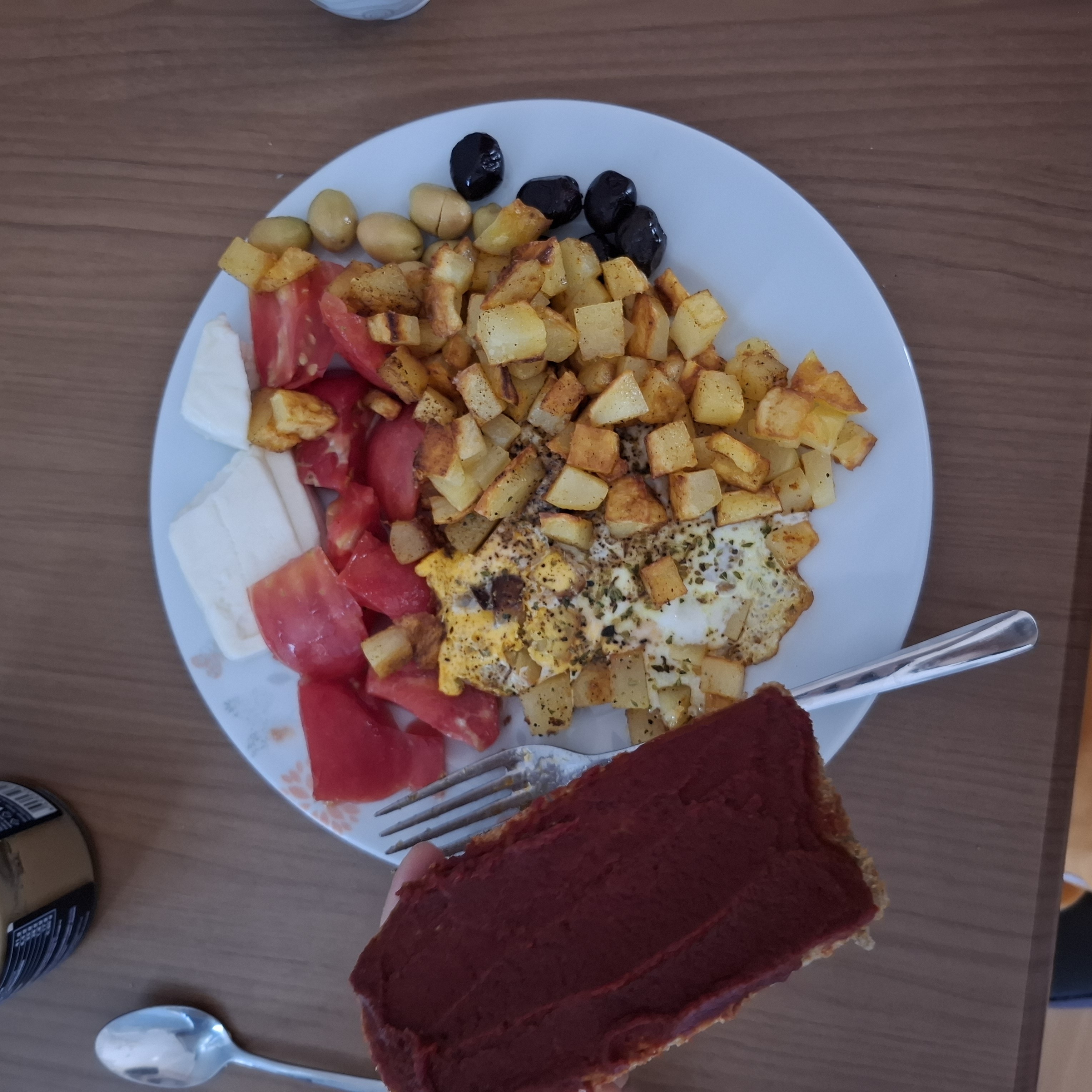 Egg Potato Breakfast Plate