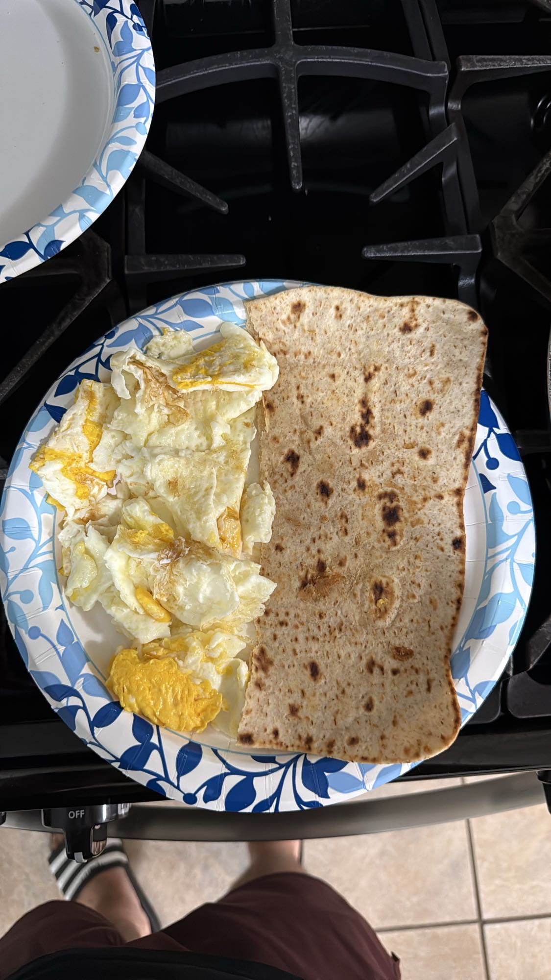 Eggs and Flatbread
