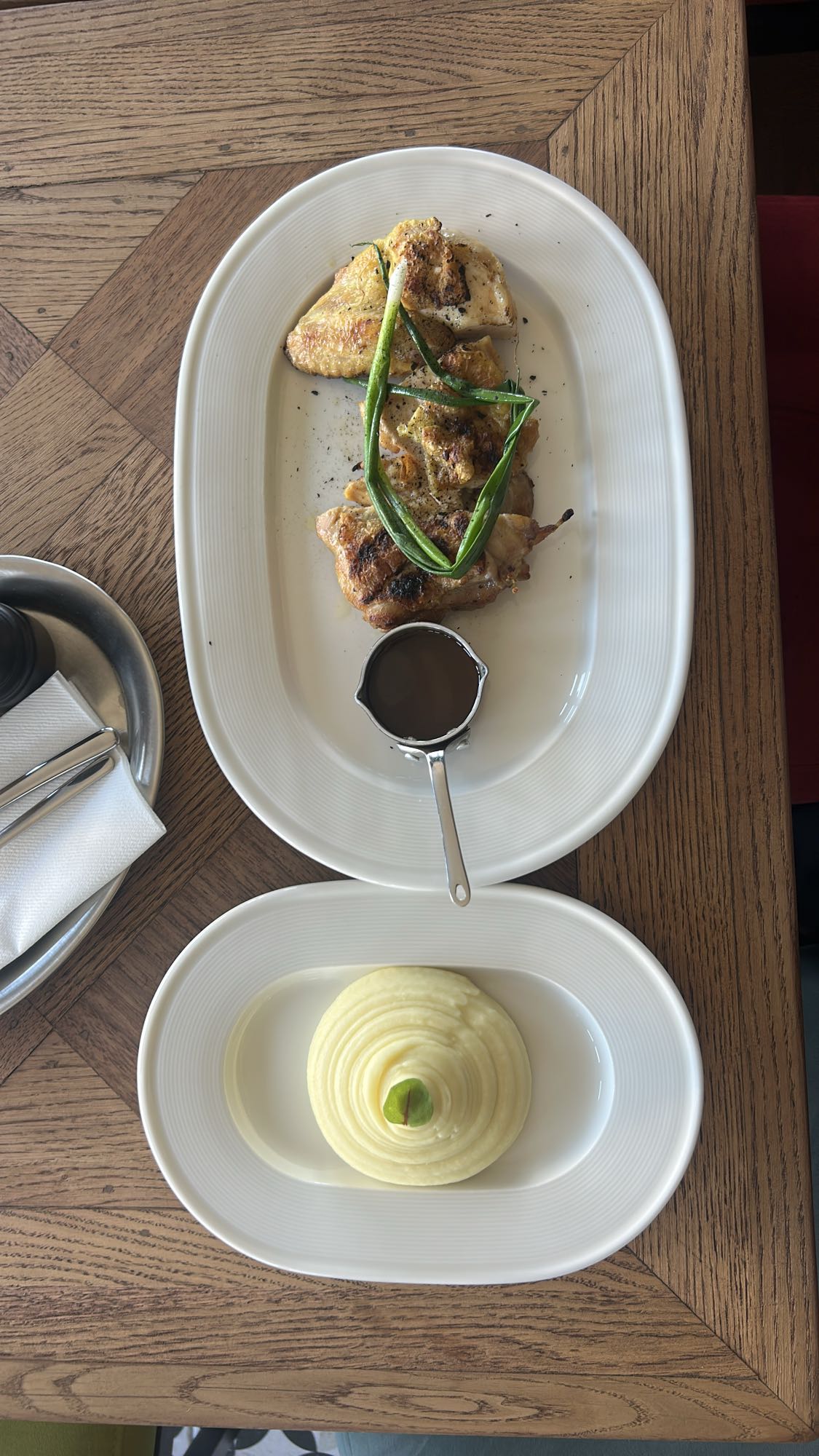 Курица с пюре