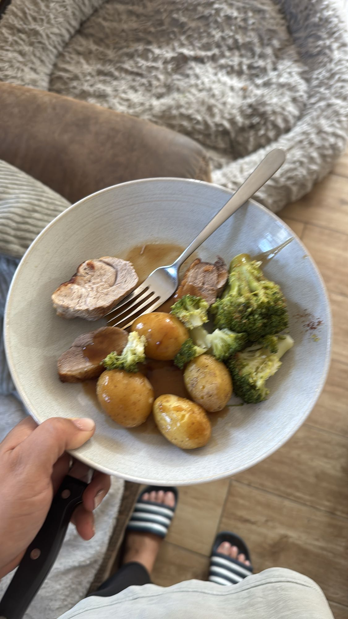 Varkenshaas met aardappelen