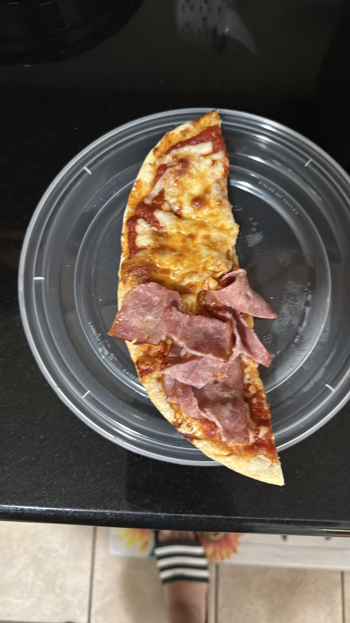 Ham Cheese Pizza Slice