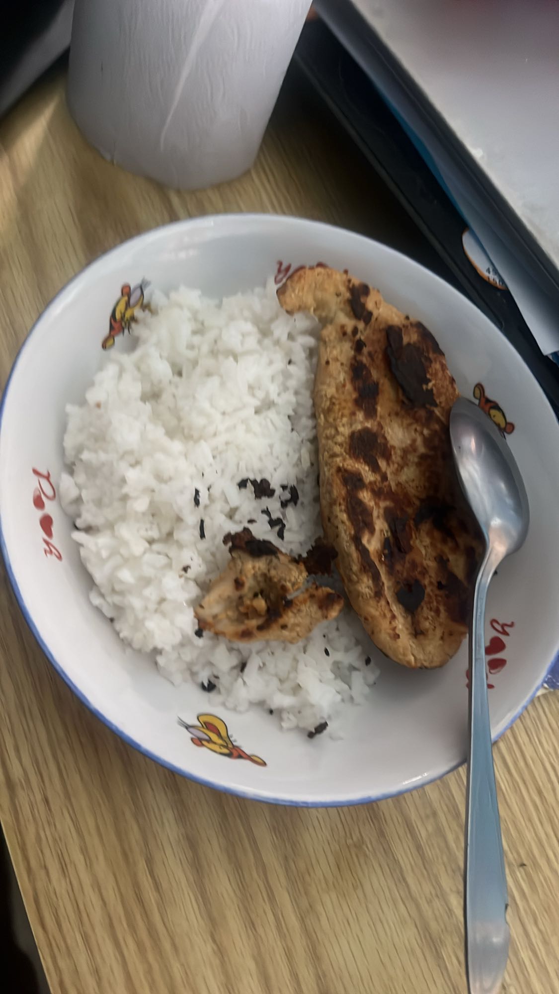 Pollo a la plancha con arroz