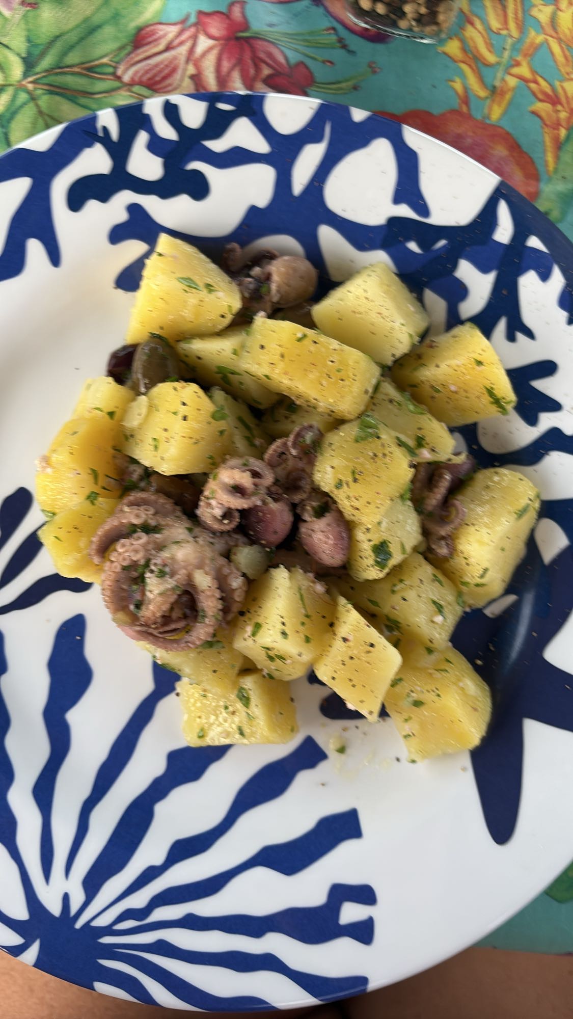 Potato Octopus Salad
