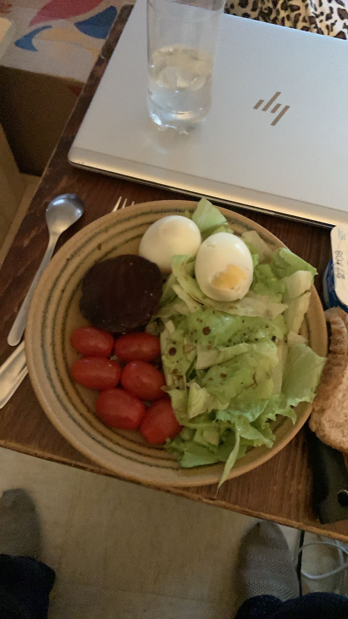 Salade aux œufs durs