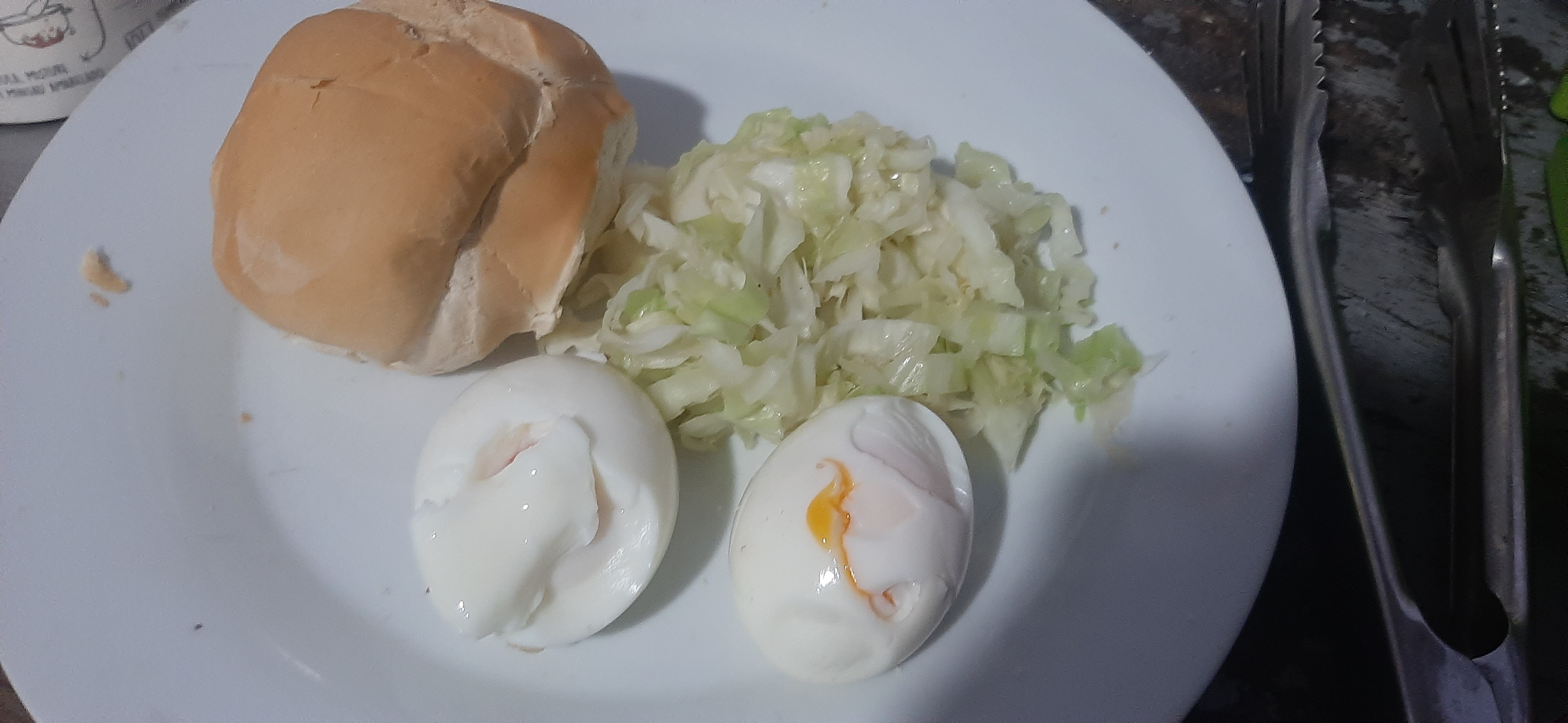Desayuno sencillo con huevo