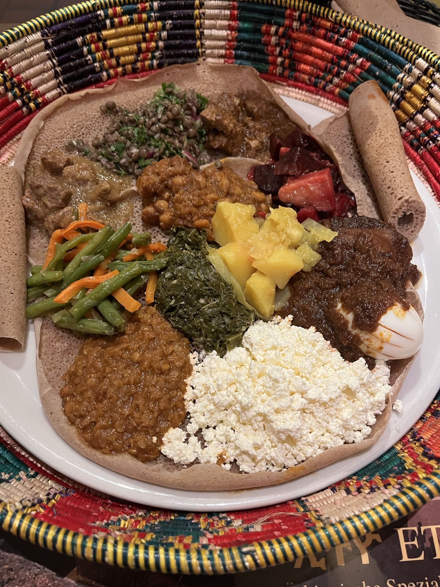 Ethiopian Mixed Platter