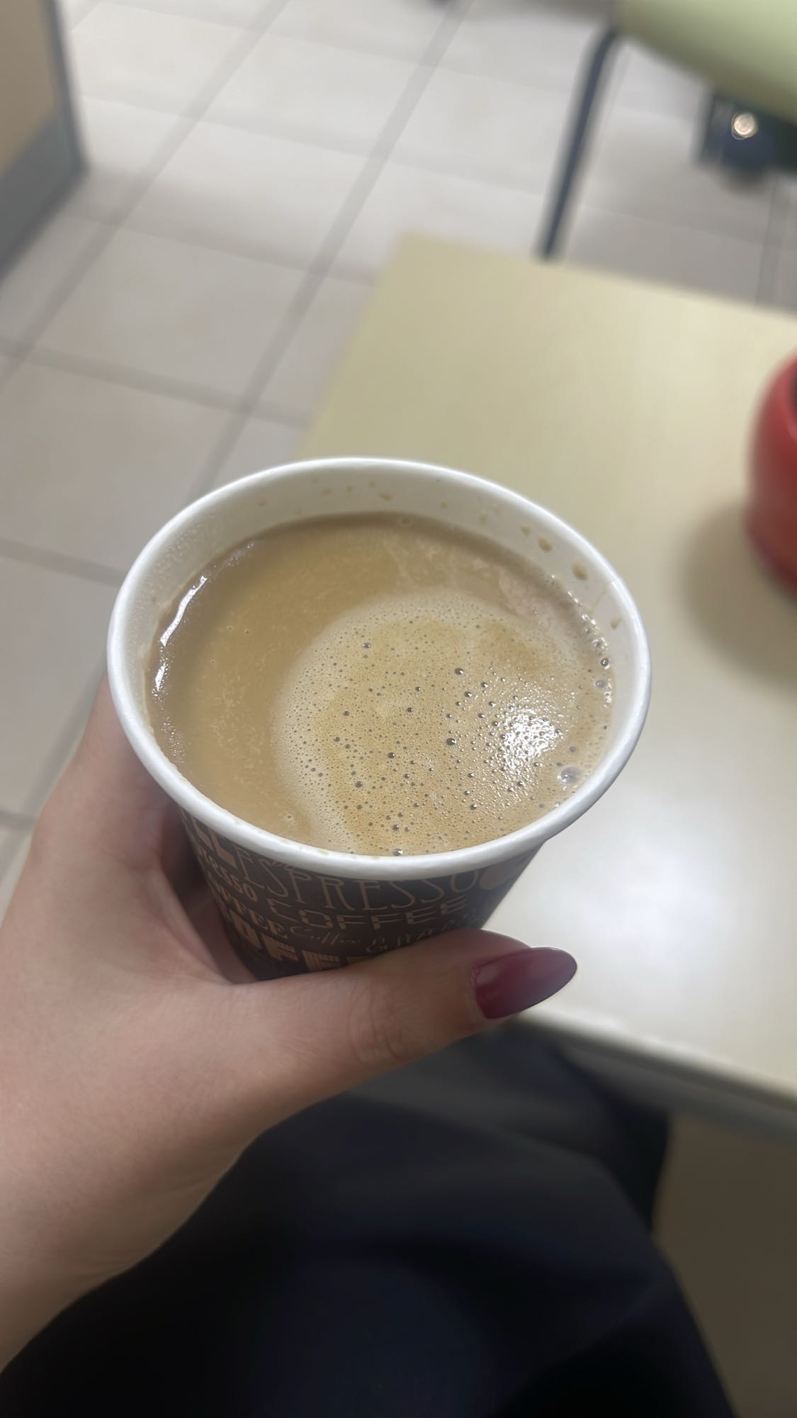 Coffee with milk