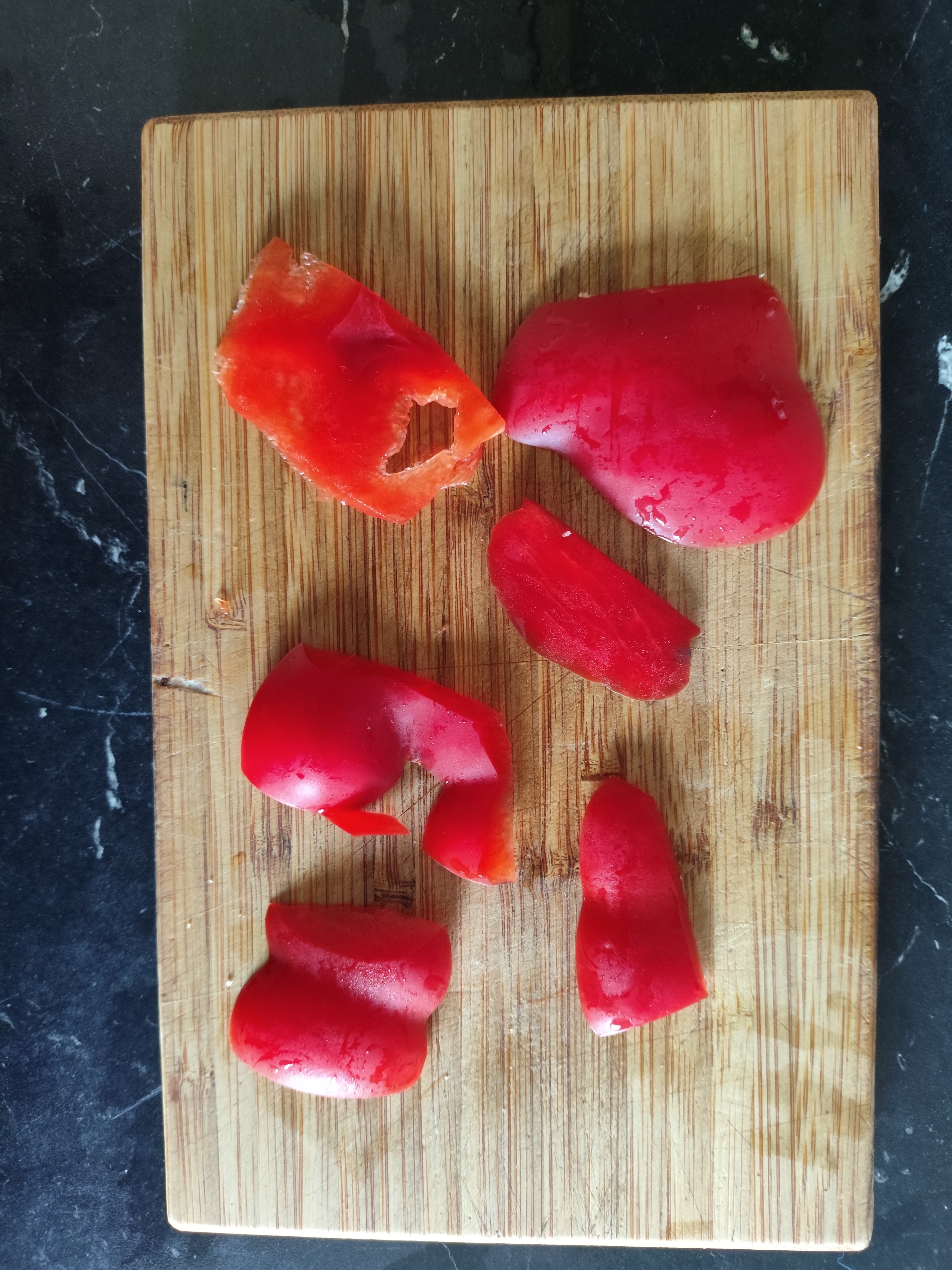Sliced Red Bell Pepper