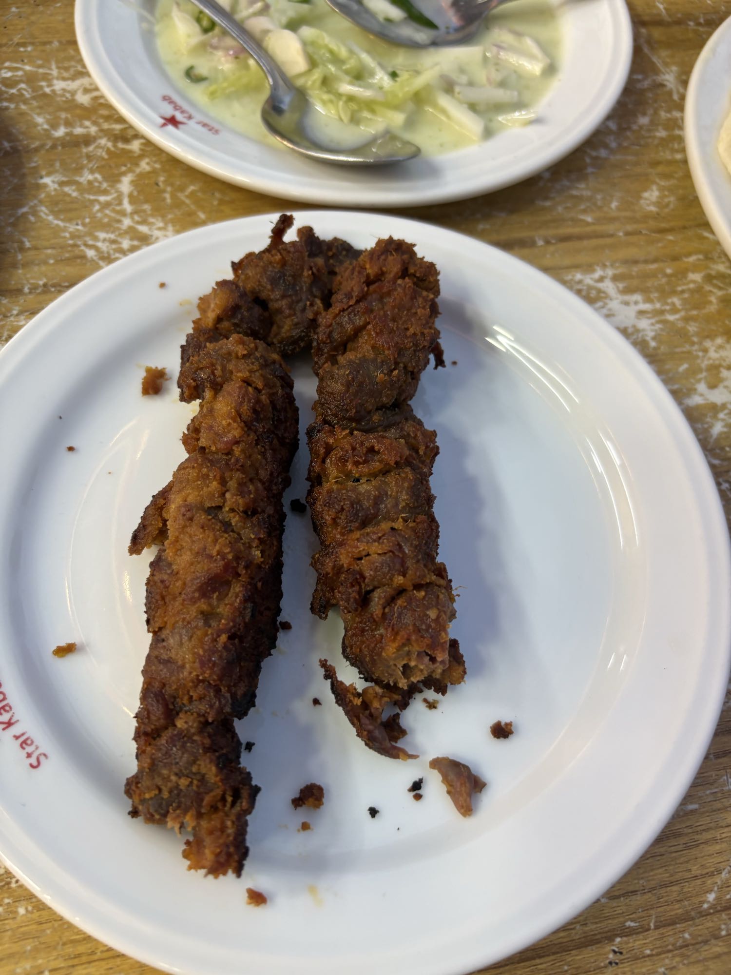 Fried Meat Skewers