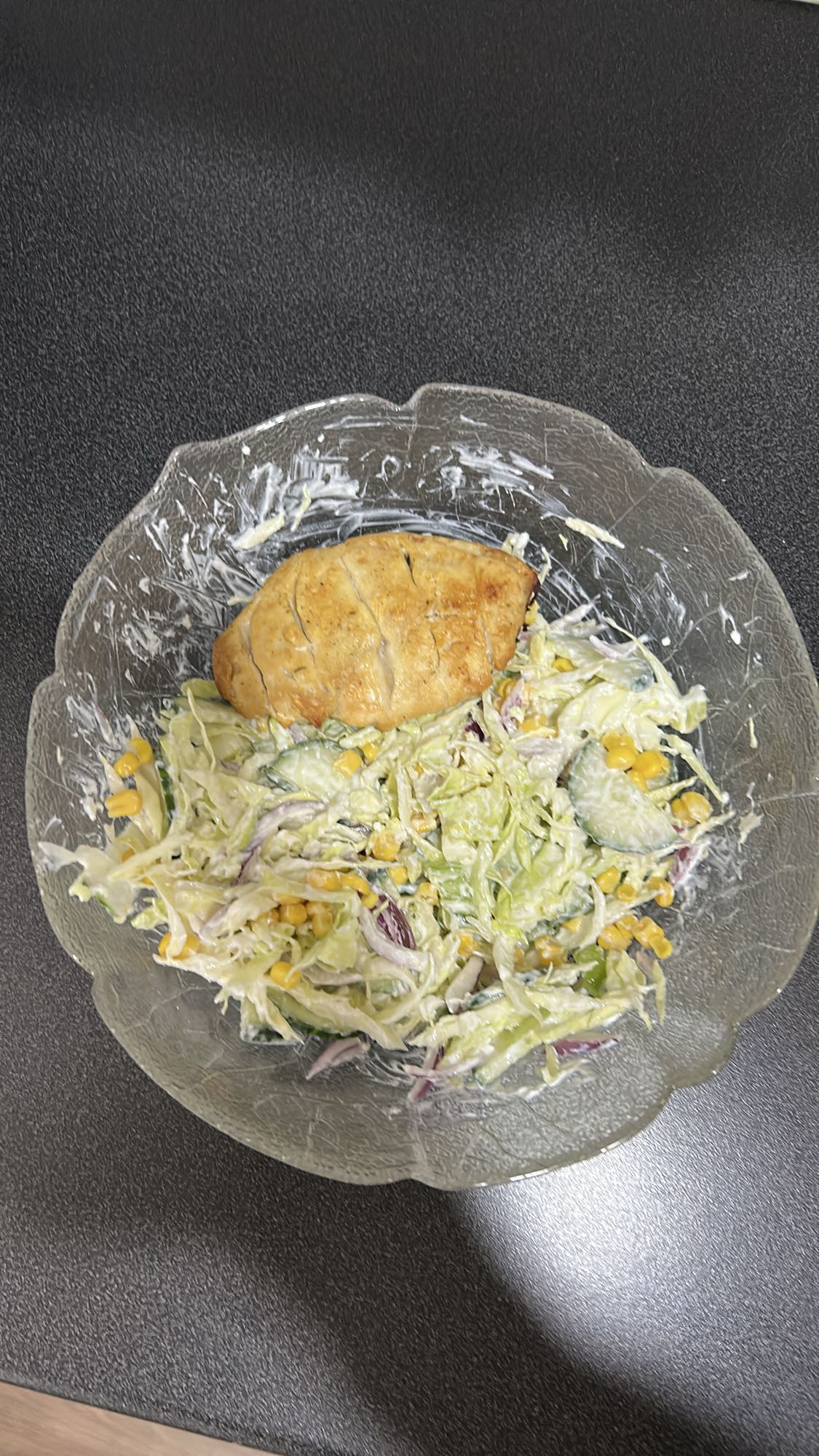 Kyllingsalat med dressing