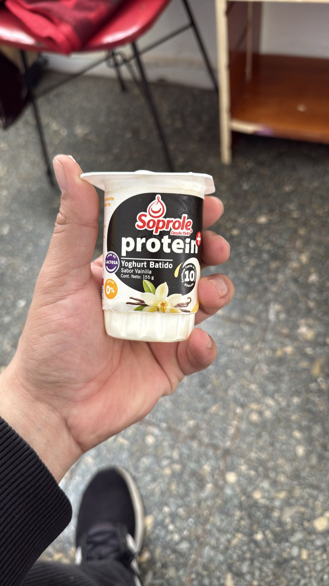 Yogur vainilla proteico
