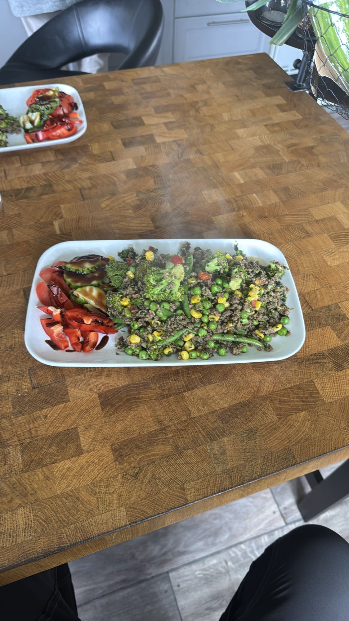 Grönsaksfärs med sallad