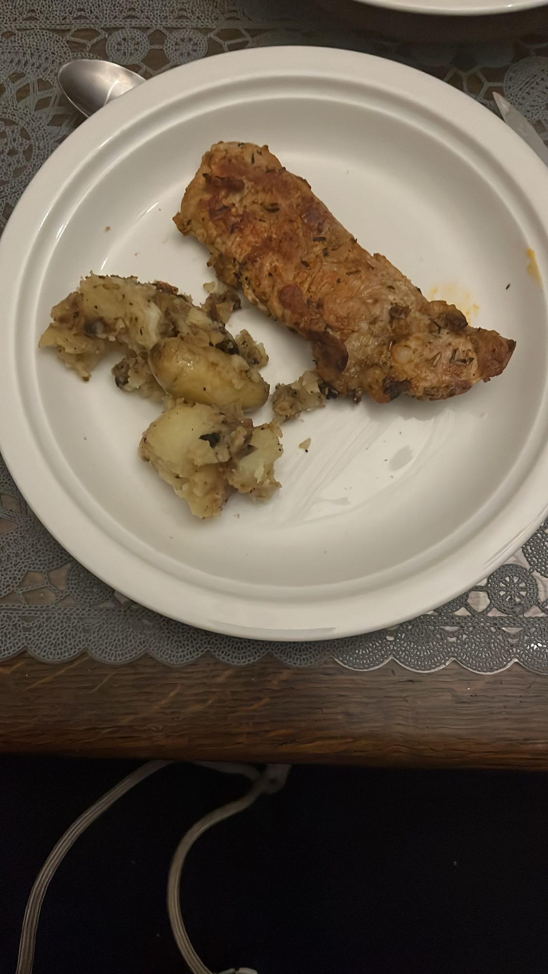 Poulet et pommes de terre