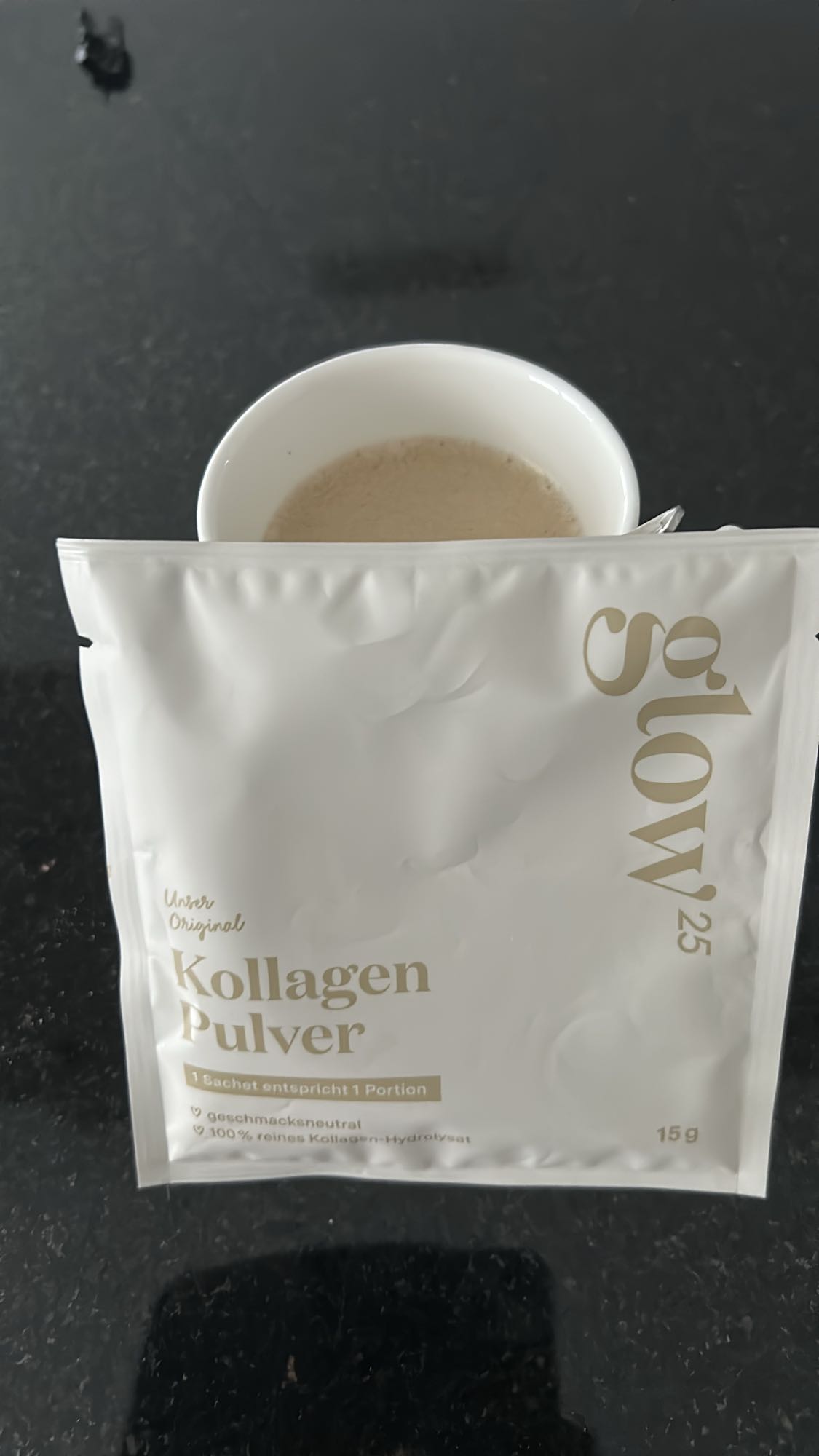 Kollagen Pulver Getränk