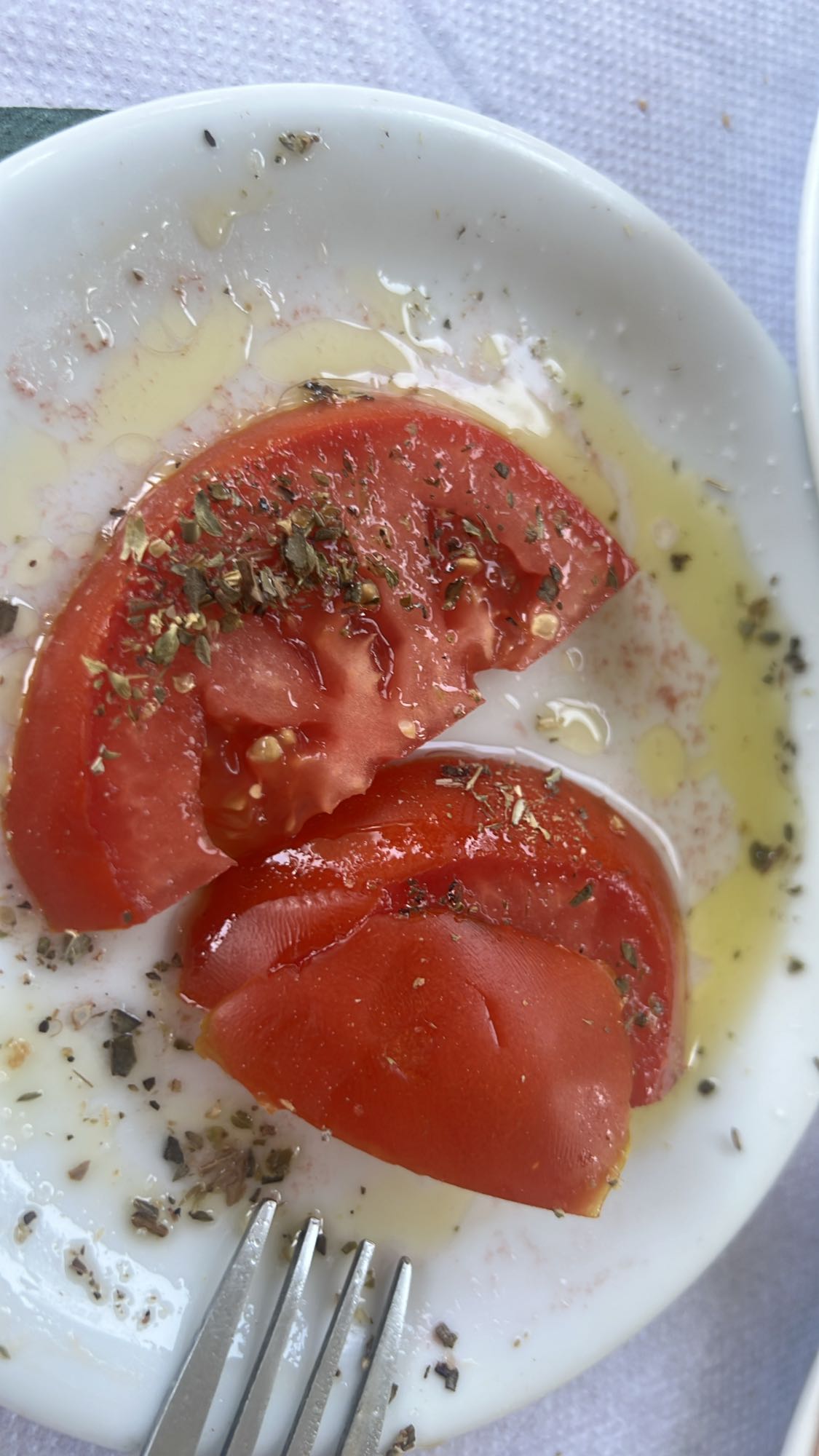 Domatesli zeytinyağlı meze