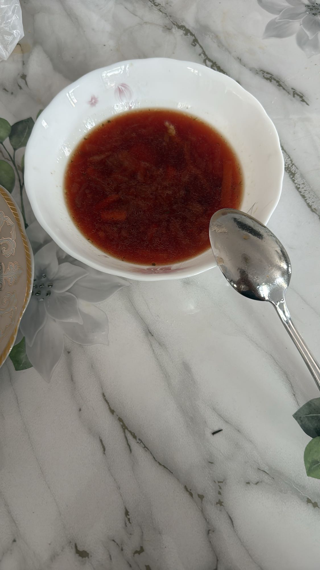 борщ без мяса