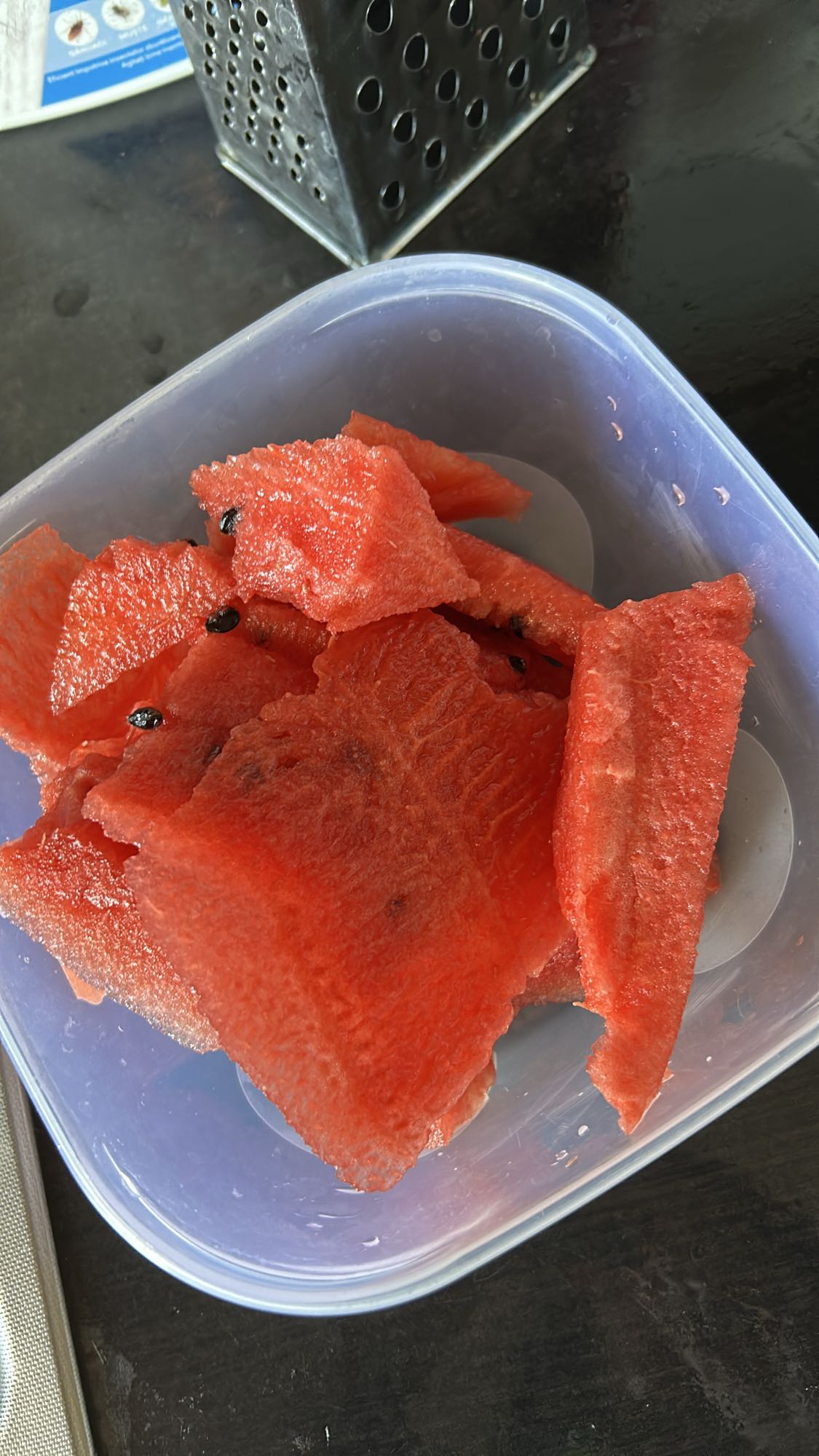 Felii de pepene roșu