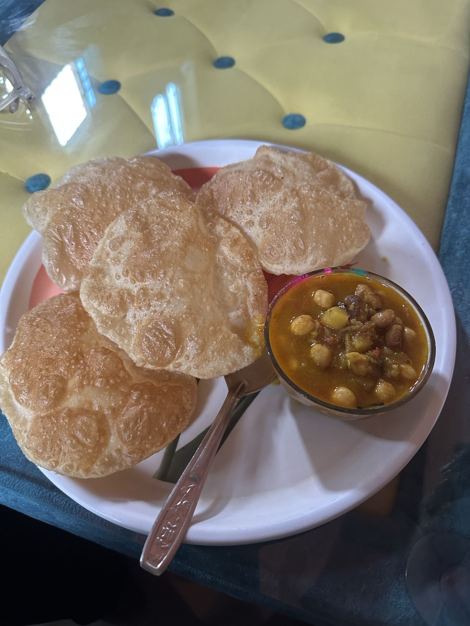 Puri with Chana Masala