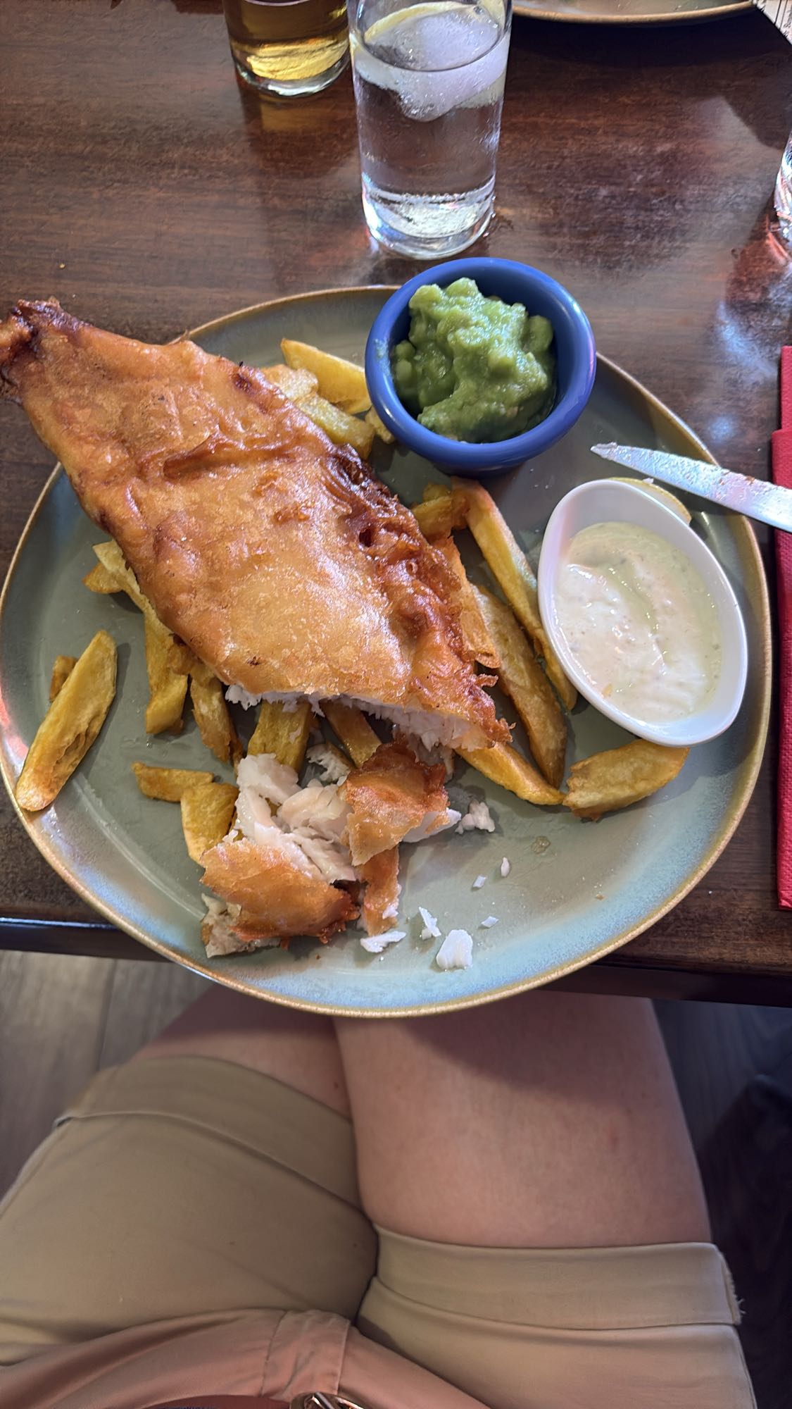 Fish and Chips Plate