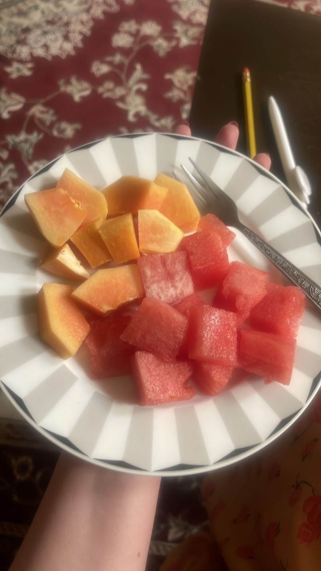 Papaya & Watermelon Bowl