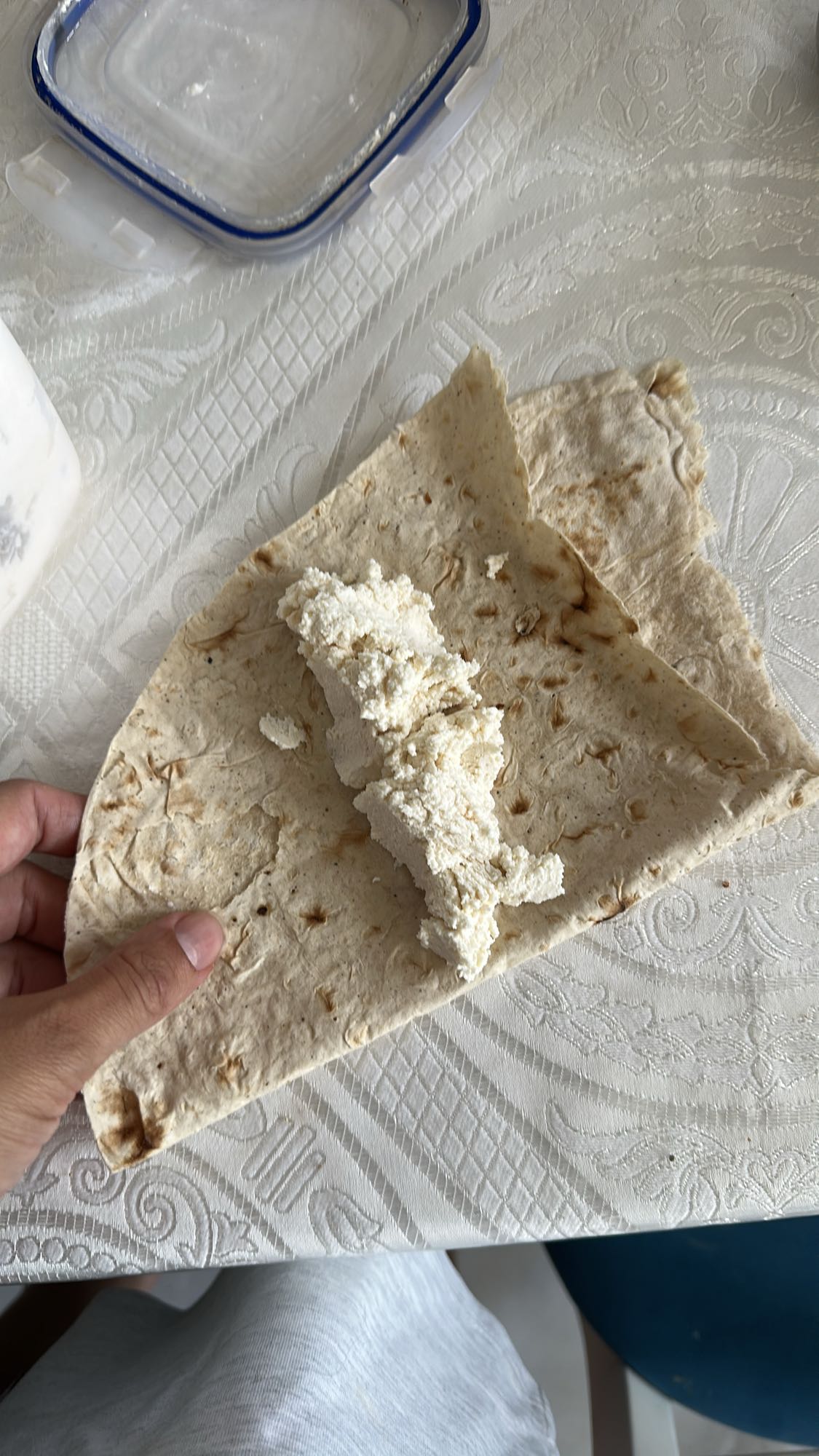 Flatbread with cheese