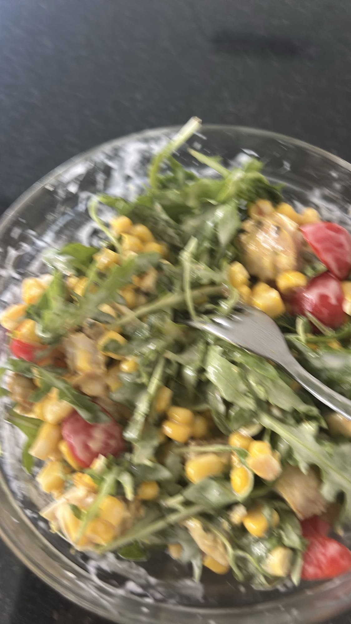 Rucola maissalade