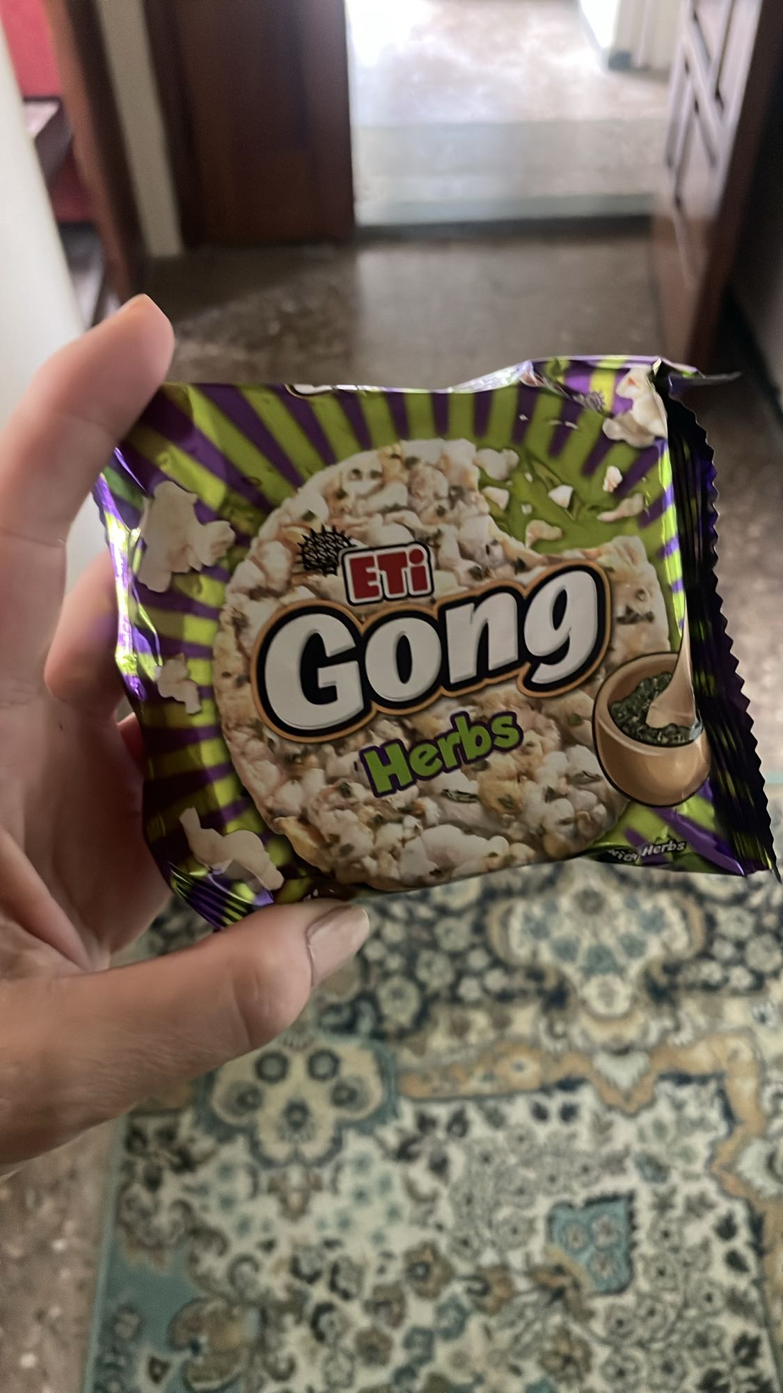 Herbed Rice Cake Snack