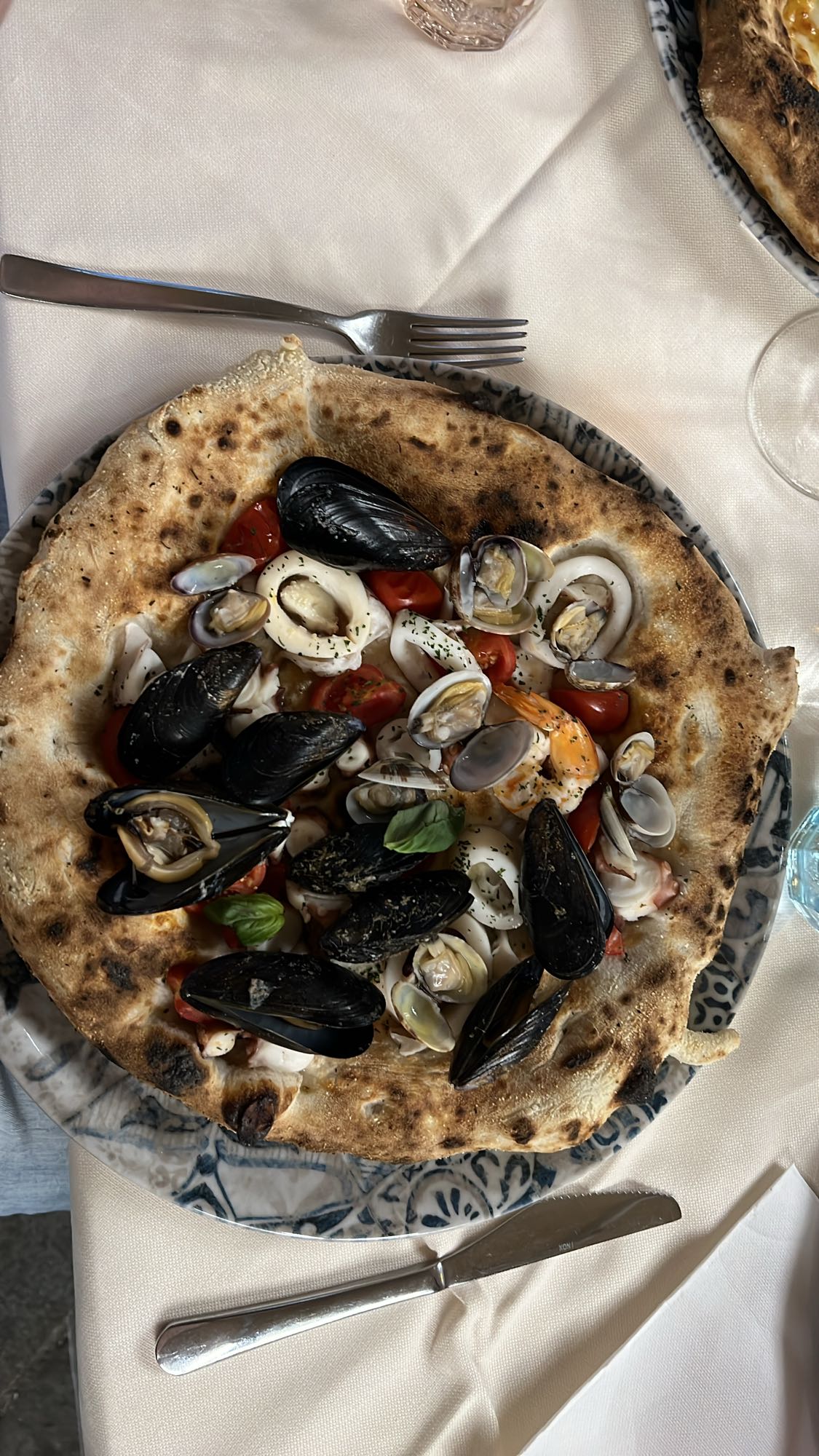 Pizza frutti di mare